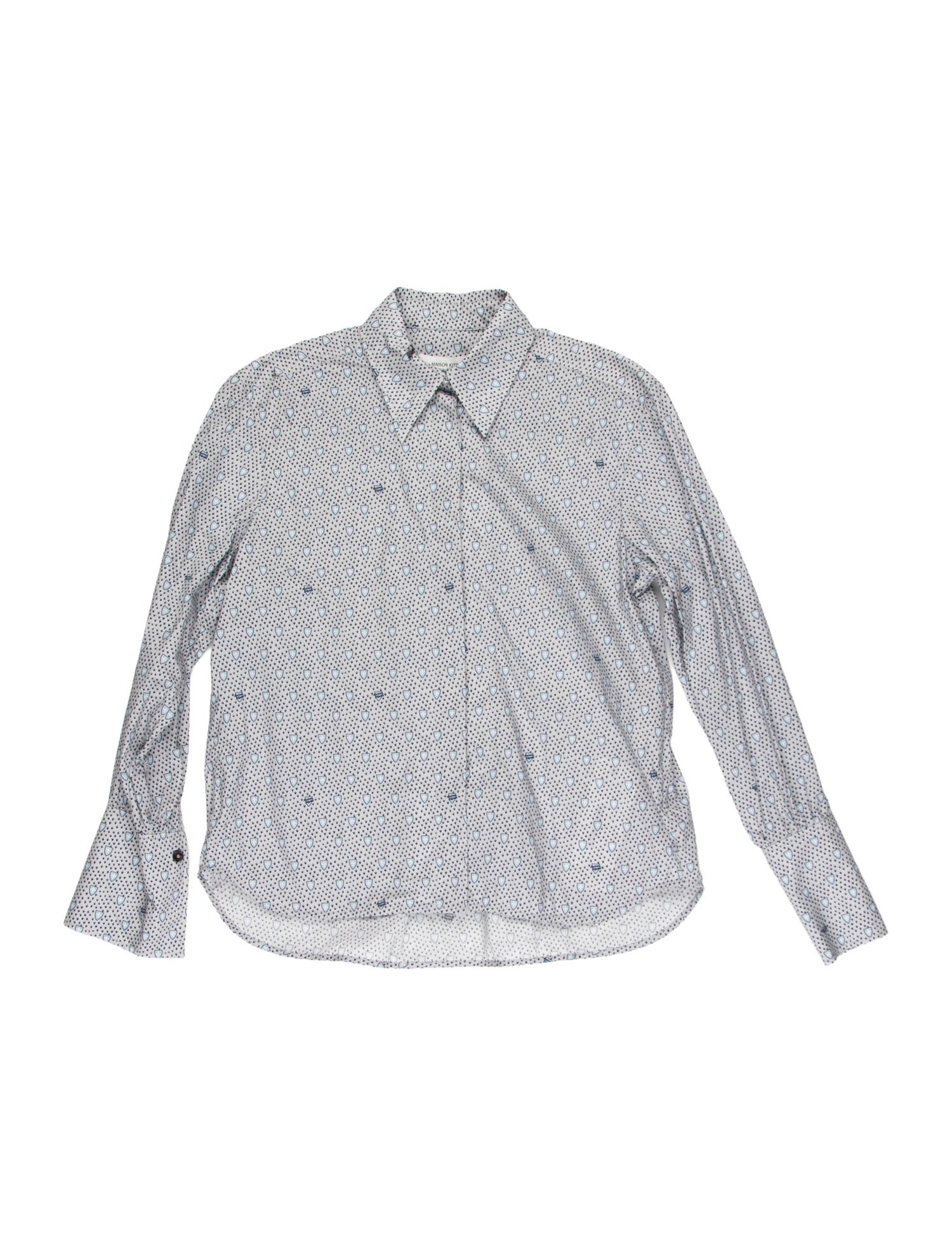 Maison Kitsuné Printed Long Sleeve Shirt w/ Tags