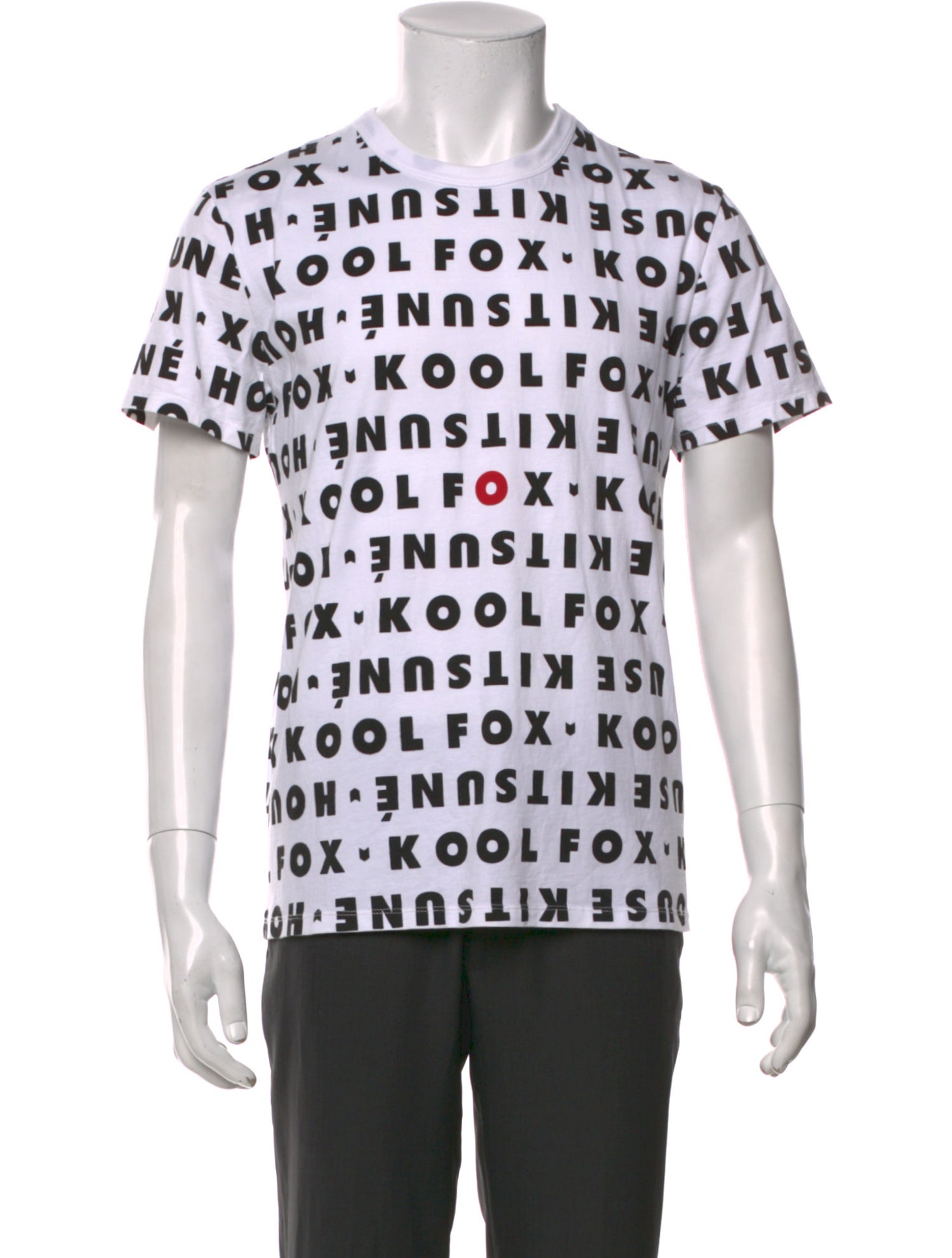 Maison Kitsuné Printed Crew Neck T-Shirt