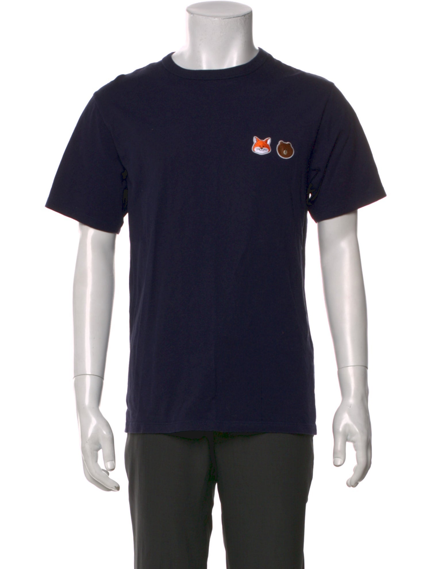 Maison Kitsuné Graphic Print Crew Neck T-Shirt