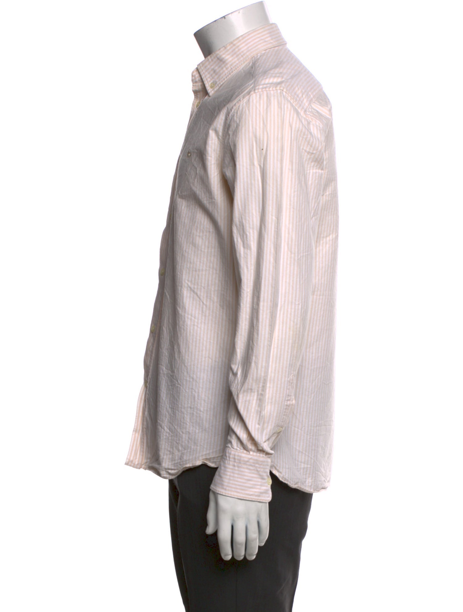 Maison Kitsuné Striped Long Sleeve Shirt