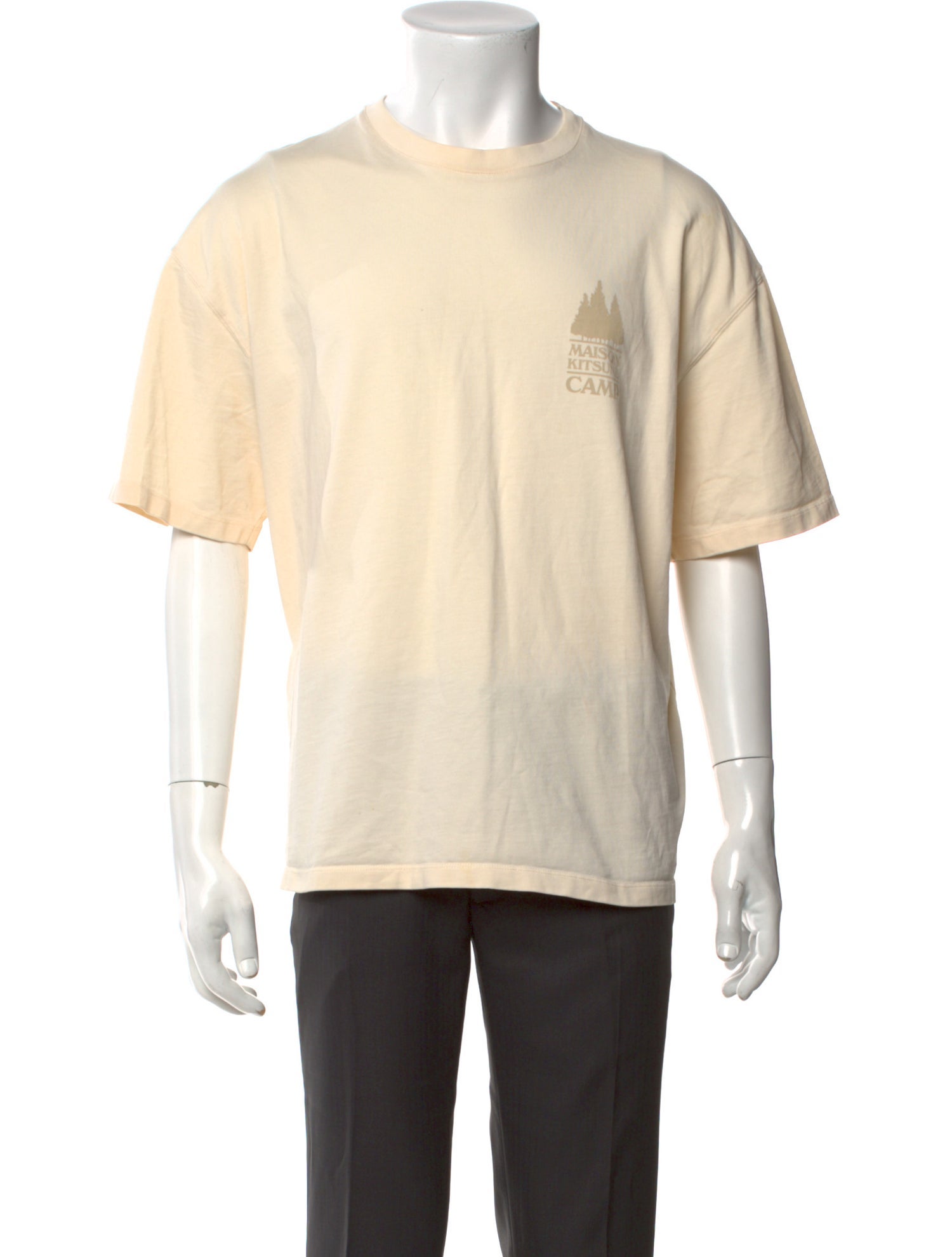 Maison Kitsuné Graphic Print Crew Neck T-Shirt