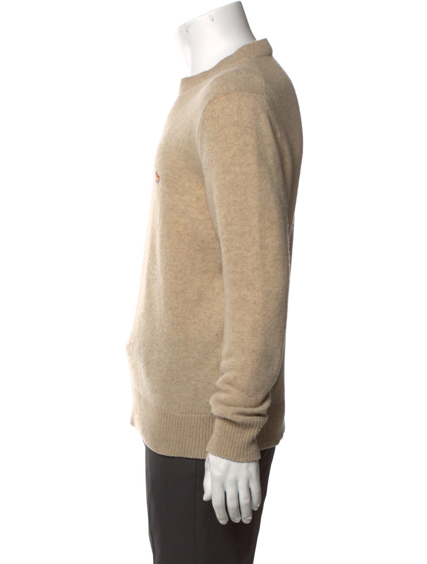 Maison Kitsuné Lambswool Crew Neck Pullover