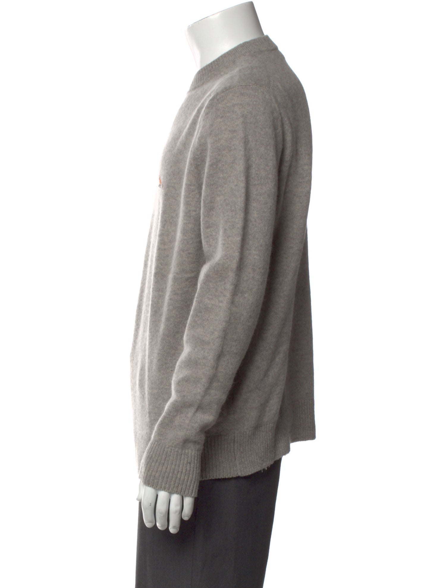 Maison Kitsuné Lambswool Crew Neck Pullover