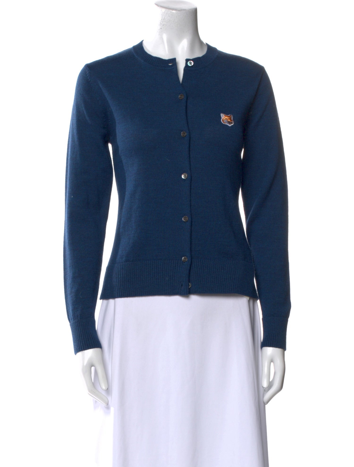 Maison Kitsuné Wool Crew Neck Sweater