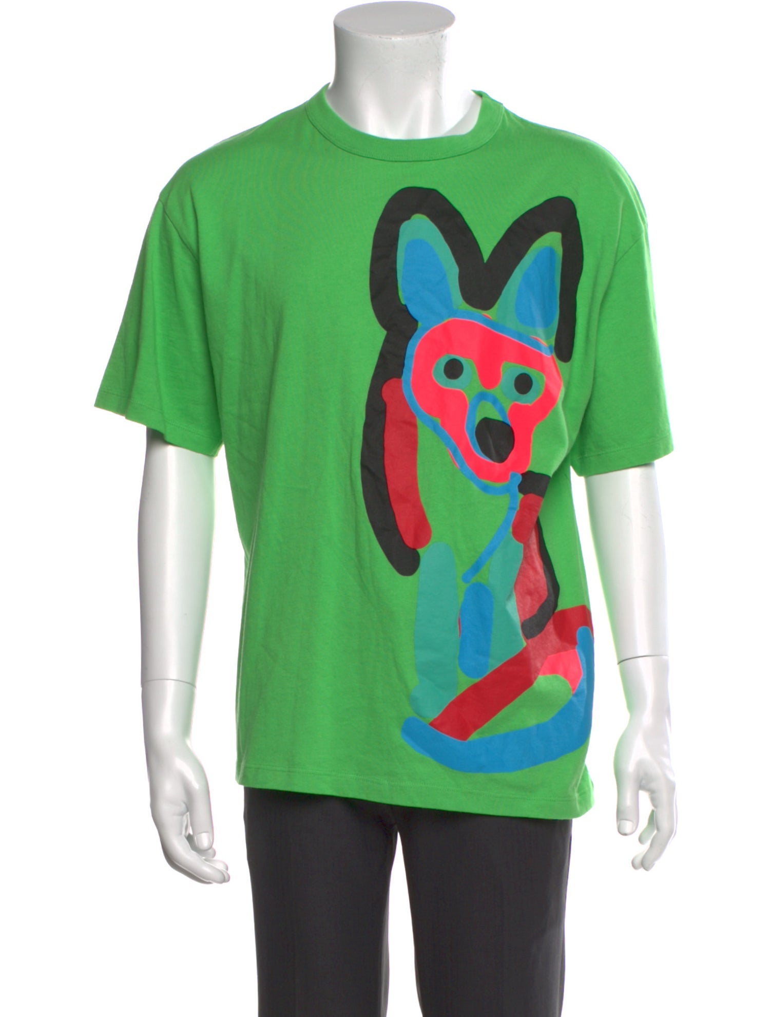 Maison Kitsuné Graphic Print Crew Neck T-Shirt