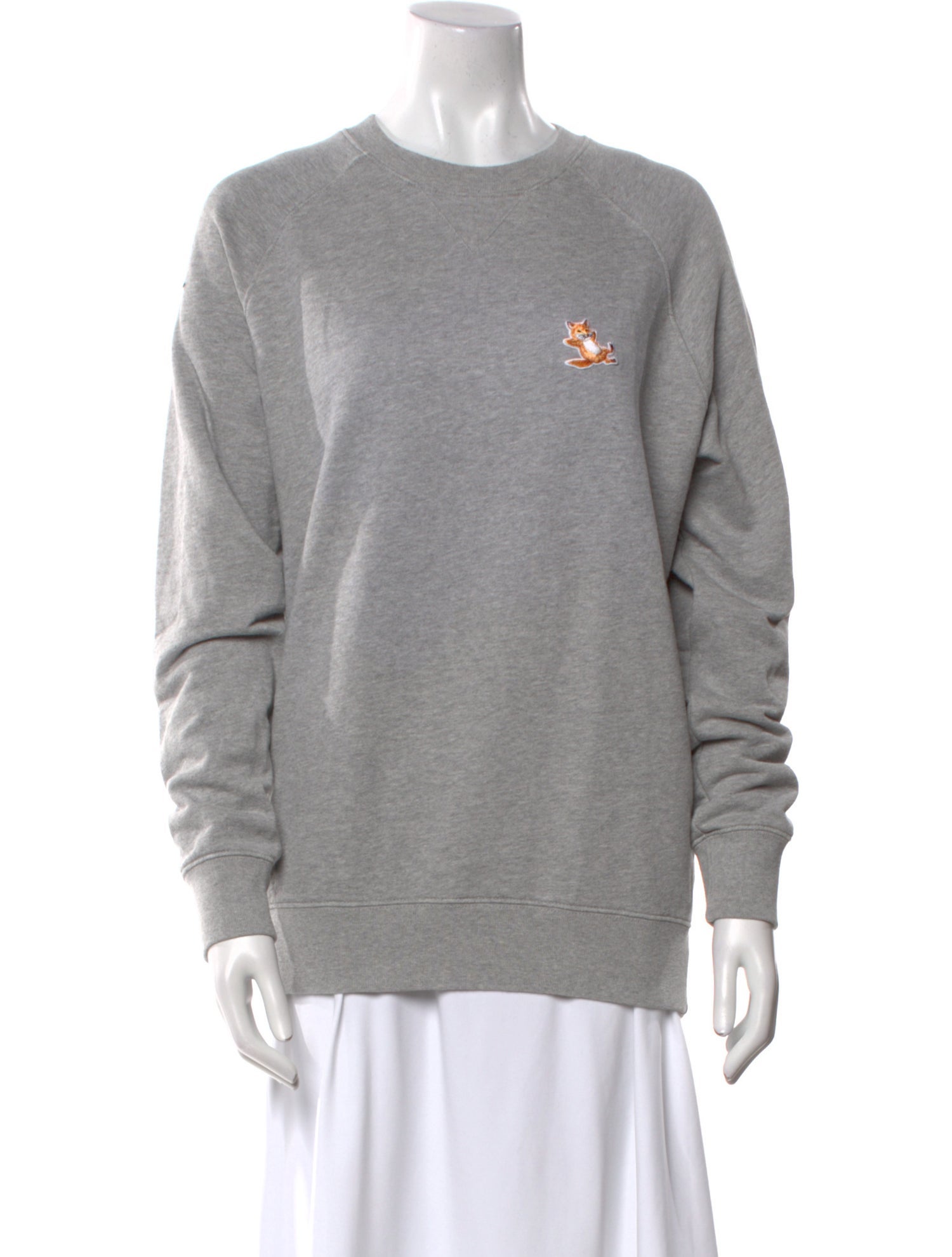 Maison Kitsuné Graphic Print Crew Neck Sweatshirt