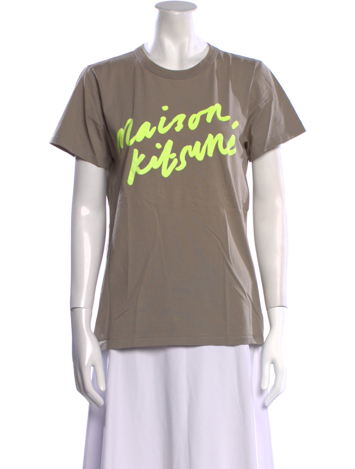 Maison Kitsuné Graphic Print Crew Neck T-Shirt