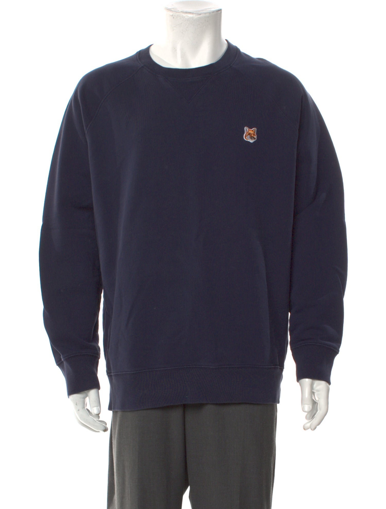 Maison Kitsuné Graphic Print Crew Neck Sweatshirt