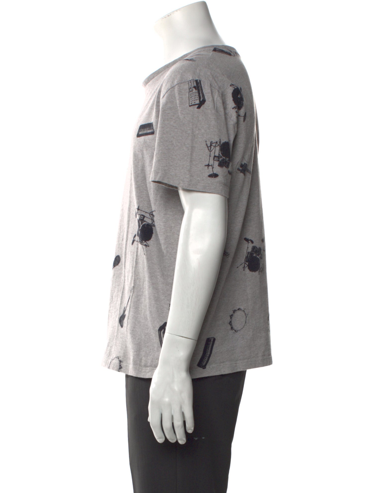 Maison Kitsuné Graphic Print Crew Neck T-Shirt