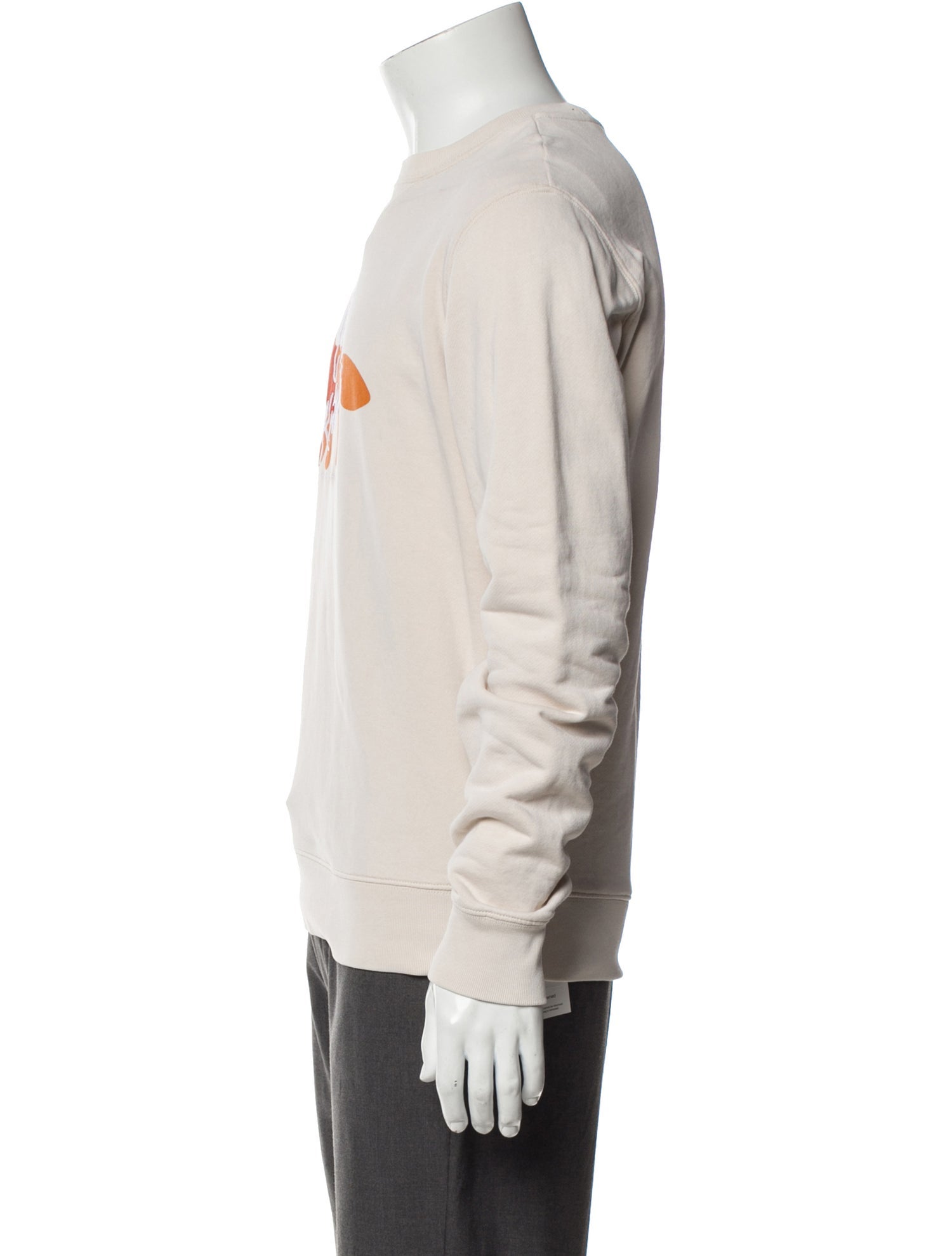 Maison Kitsuné Graphic Print Crew Neck Sweatshirt