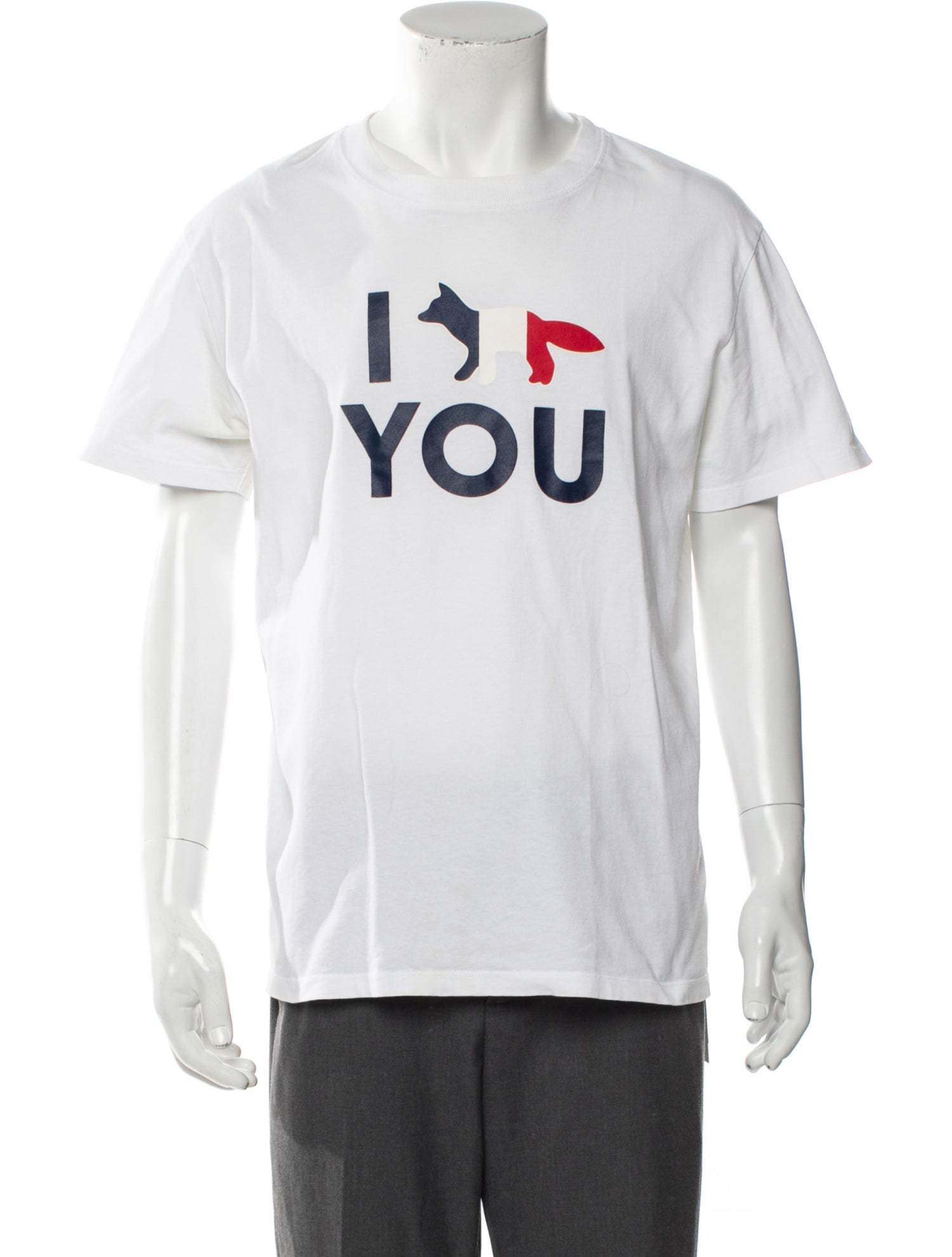 Maison Kitsuné Graphic Print Crew Neck T-Shirt