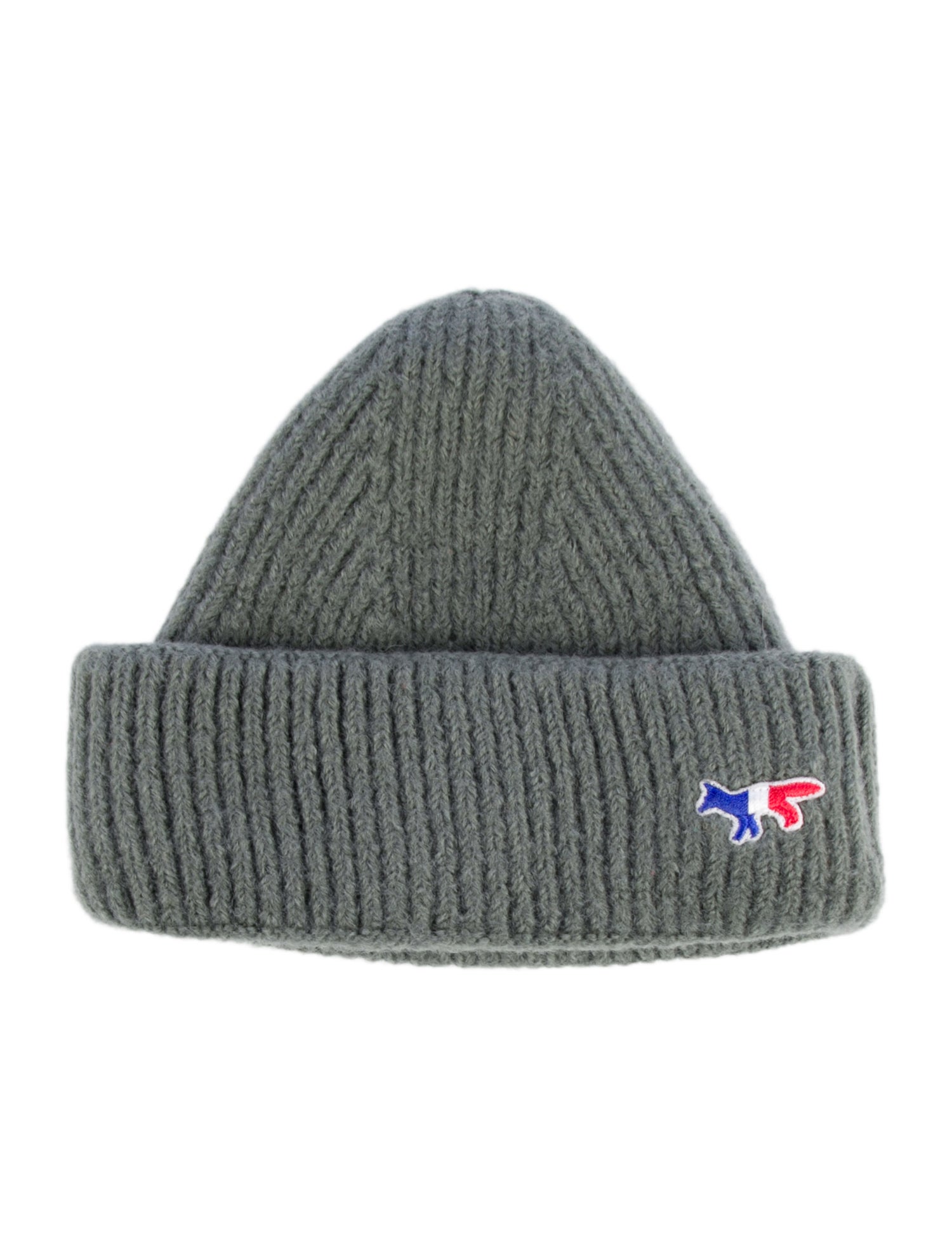 Maison Kitsuné Green Wool beanie