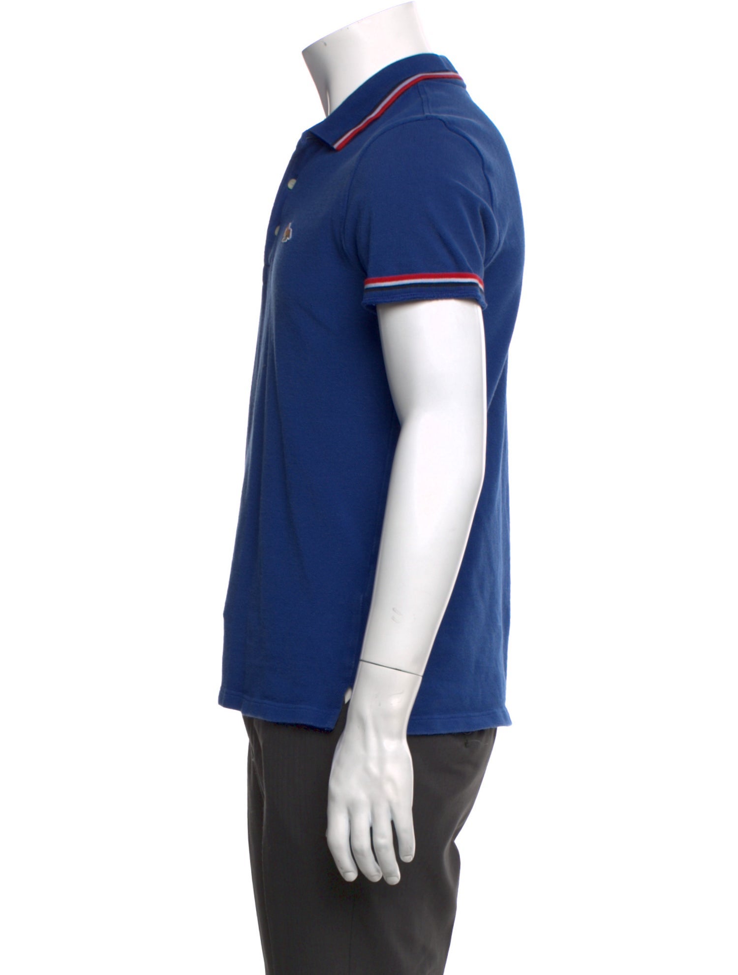 Maison Kitsuné Crew Neck Short Sleeve Polo Shirt