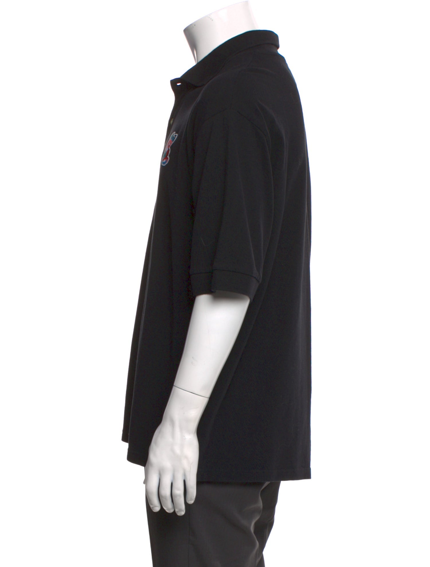 Maison Kitsuné Collar Short Sleeve Polo Shirt