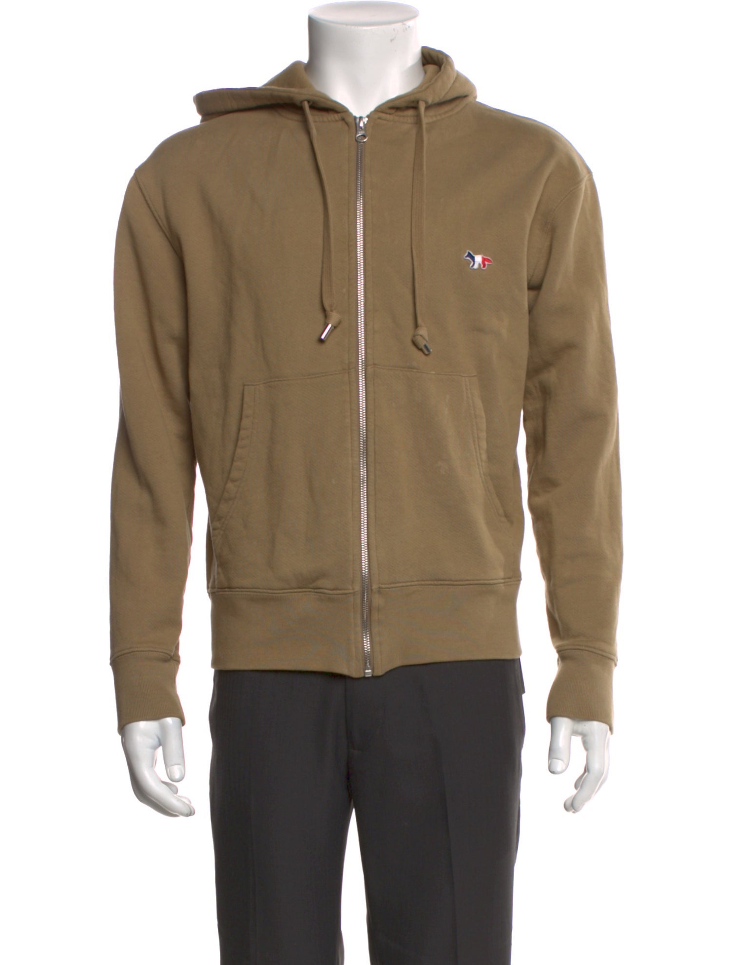 Maison Kitsuné Crew Neck Long Sleeve Hoodie