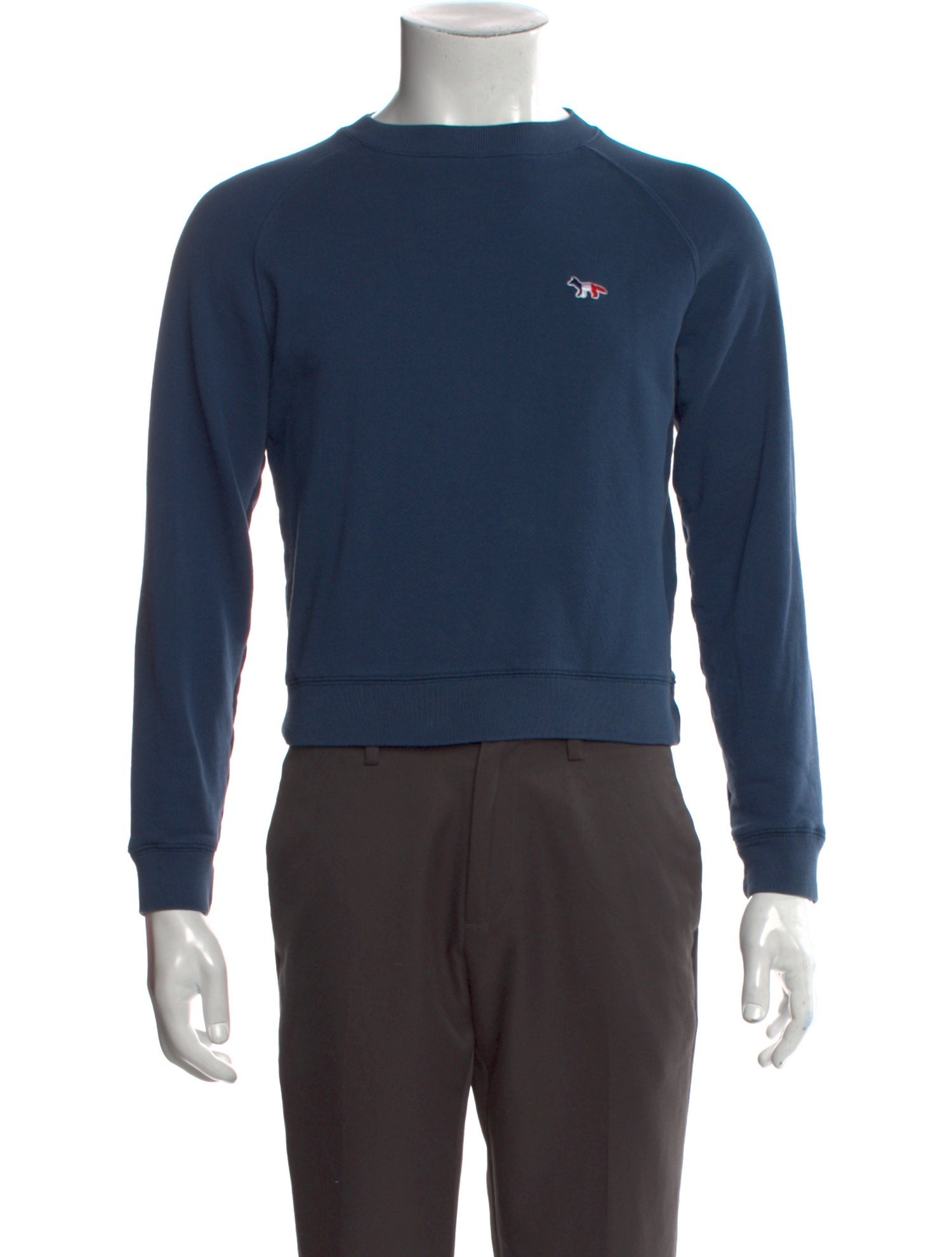 Maison Kitsuné Graphic Print Crew Neck Pullover