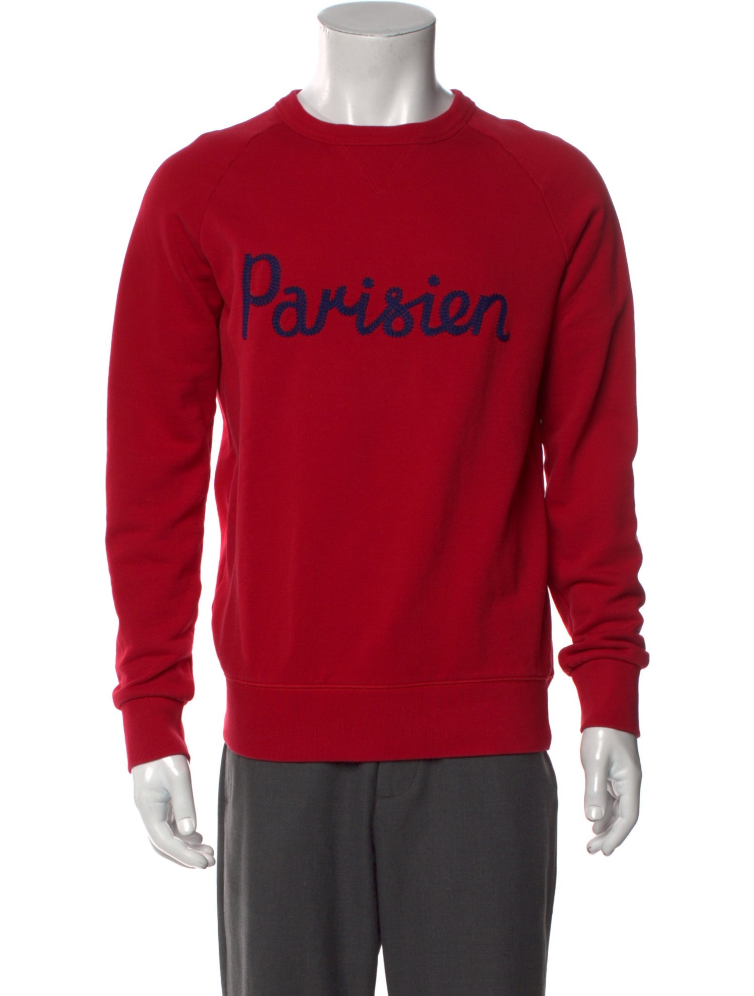 Maison Kitsuné Graphic Print Crew Neck Pullover