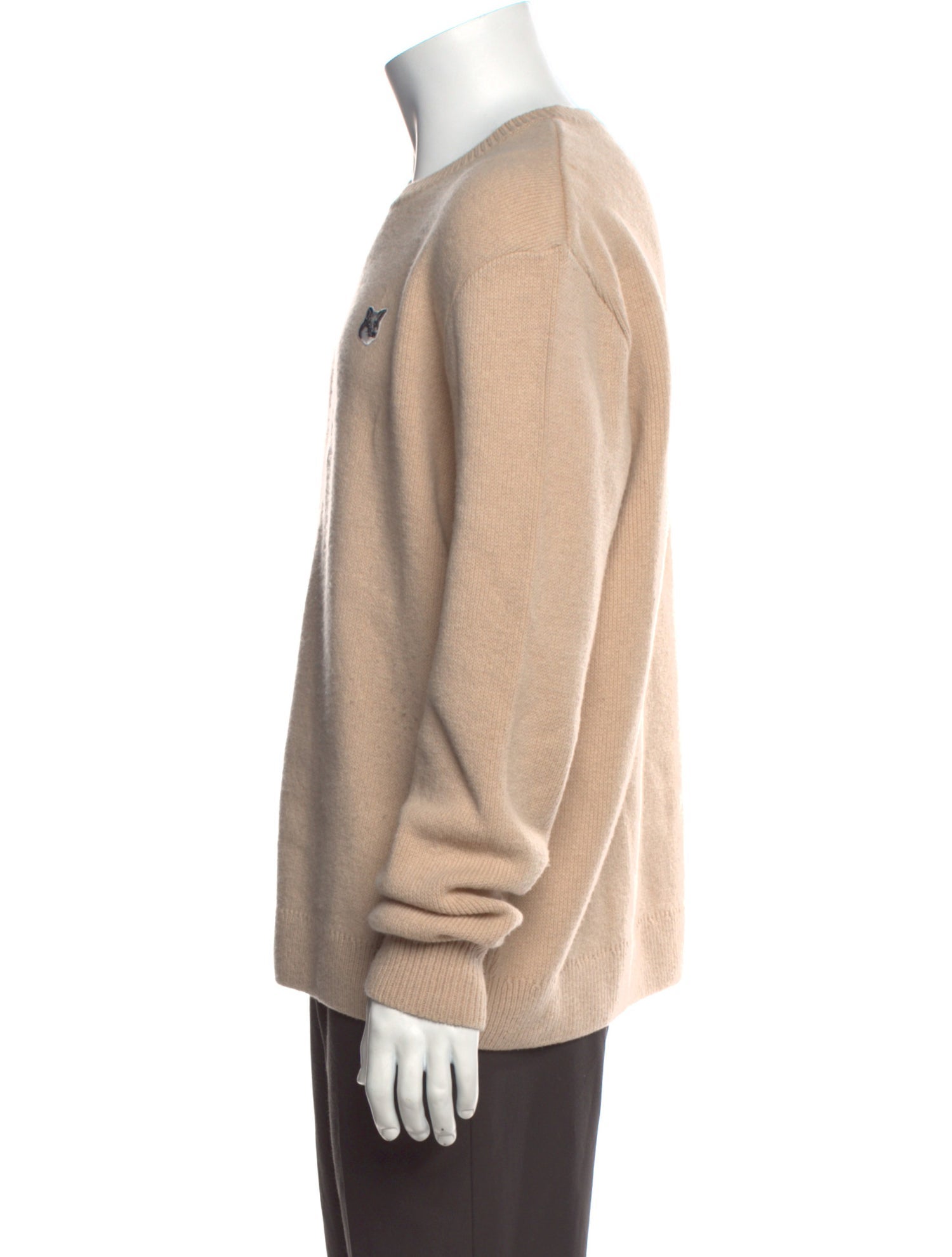 Maison Kitsuné Wool Crew Neck Pullover