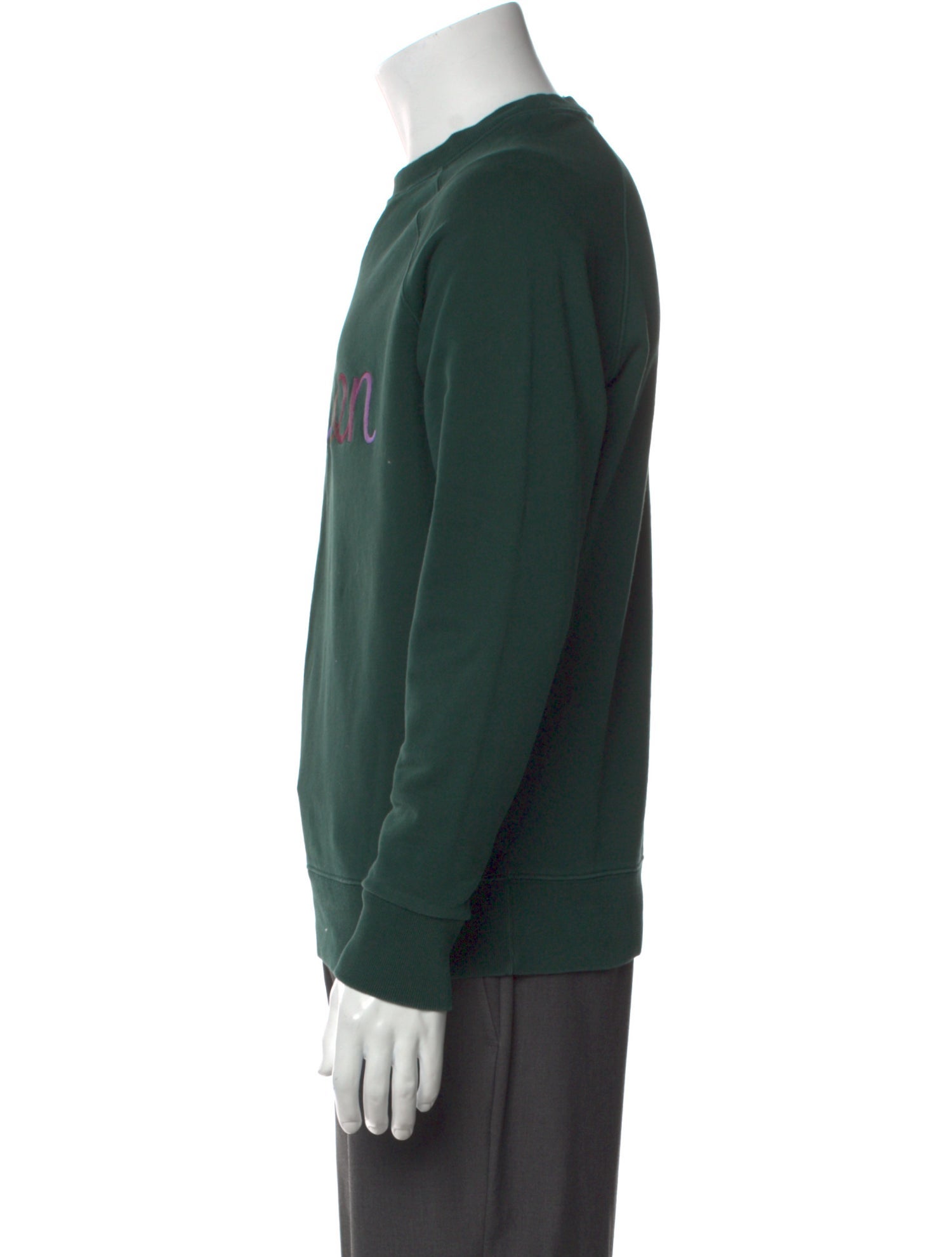 Maison Kitsuné Graphic Print Crew Neck Sweatshirt