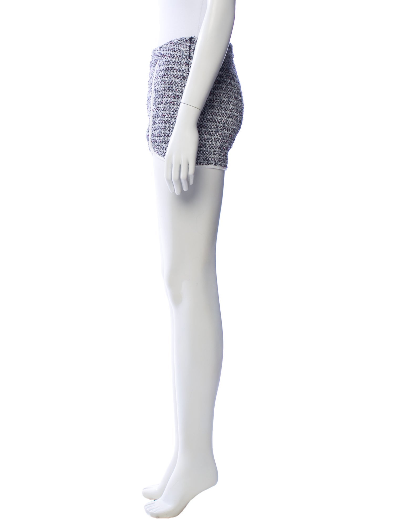 Maison Kitsuné Tweed Pattern Mini Shorts