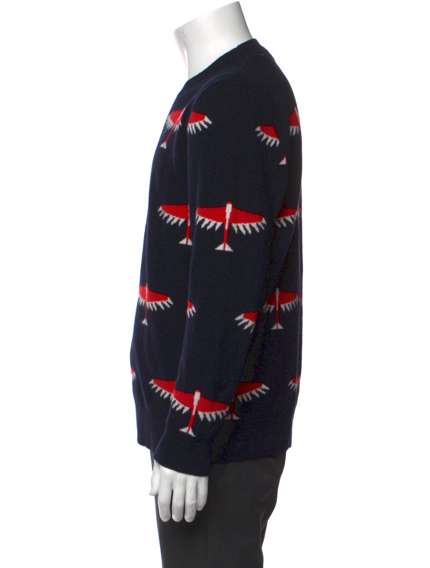 Maison Kitsuné Wool Printed Pullover