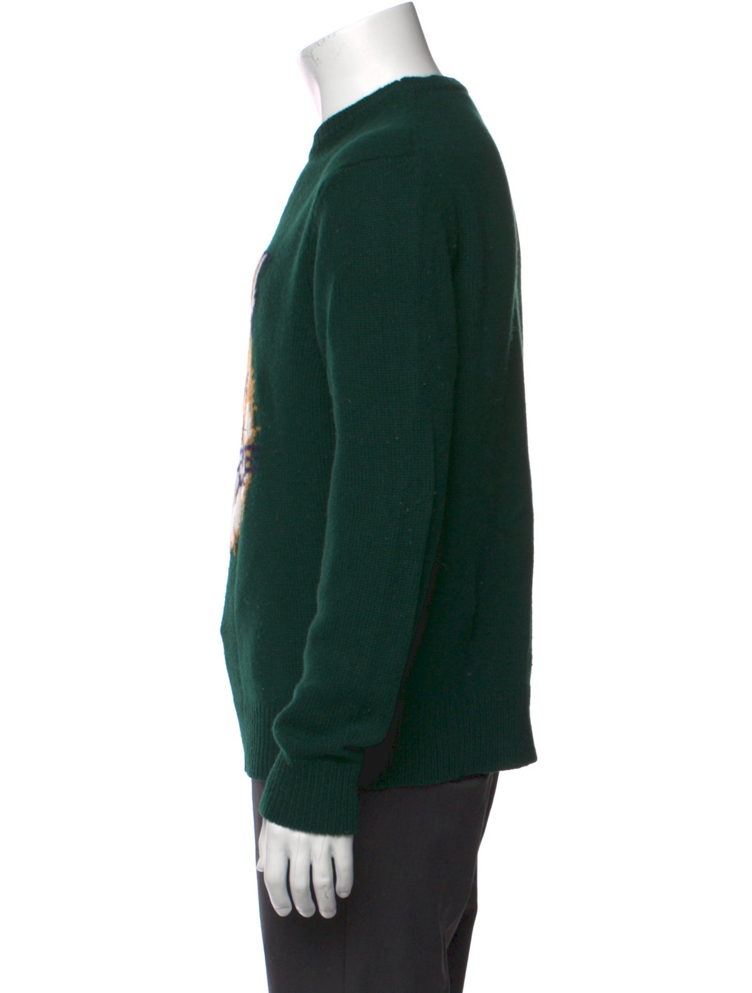 Maison Kitsuné Lambswool Graphic Print Pullover