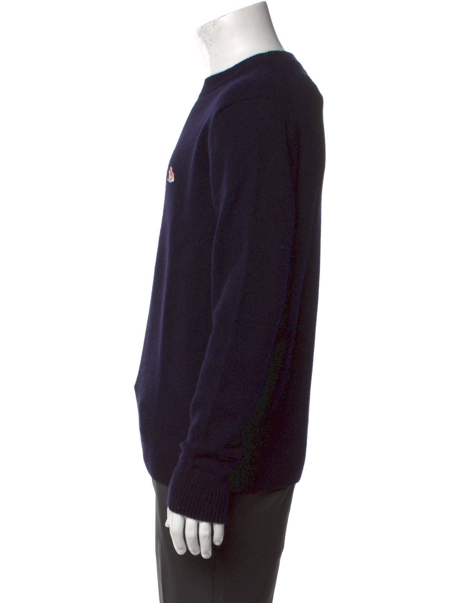 Maison Kitsuné Wool Crew Neck Pullover w/ Tags