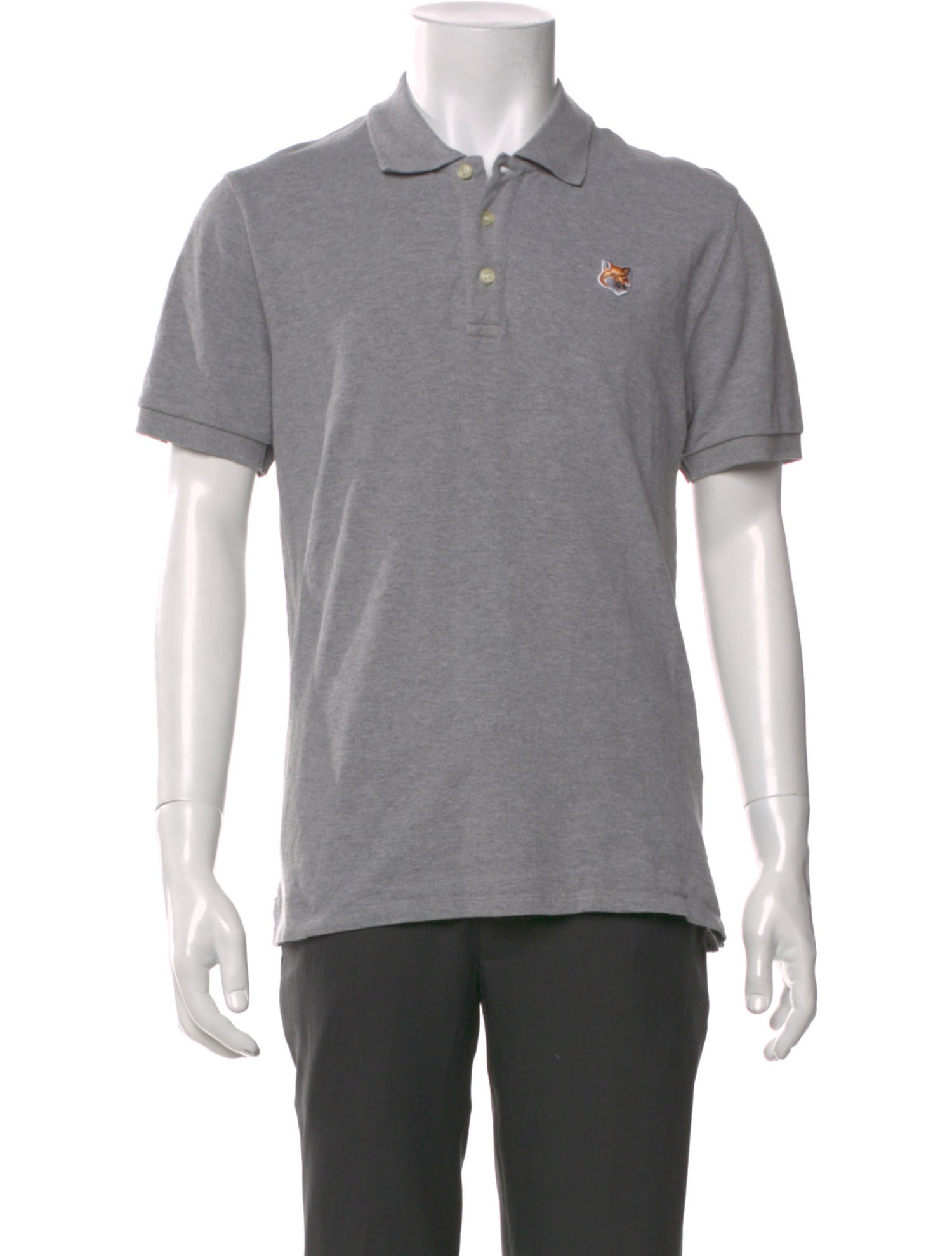 Maison Kitsuné Crew Neck Short Sleeve Polo Shirt