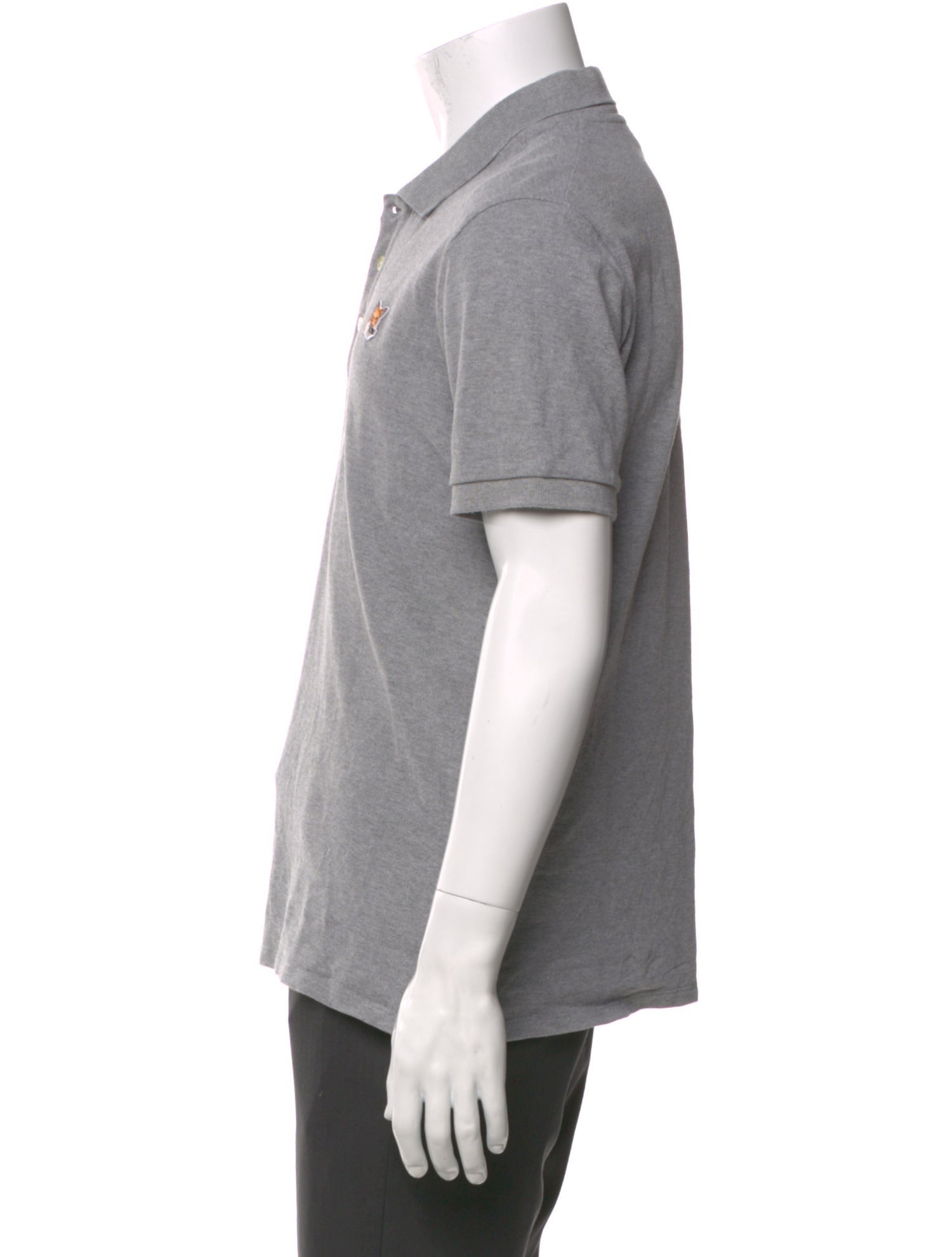 Maison Kitsuné Crew Neck Short Sleeve Polo Shirt