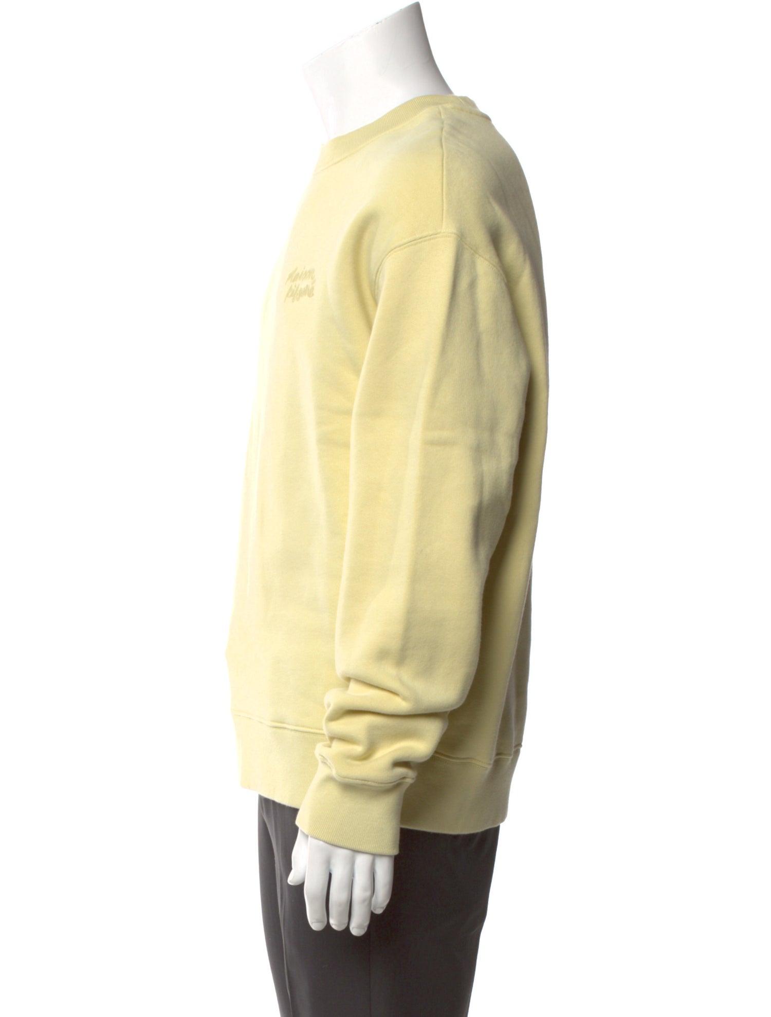 Maison Kitsuné Graphic Print Crew Neck Pullover w/ Tags