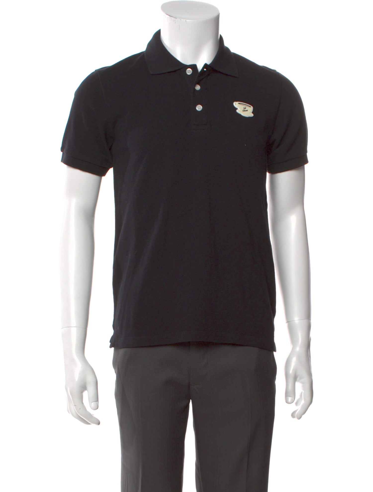 Maison Kitsuné Crew Neck Short Sleeve Polo Shirt w/ Tags