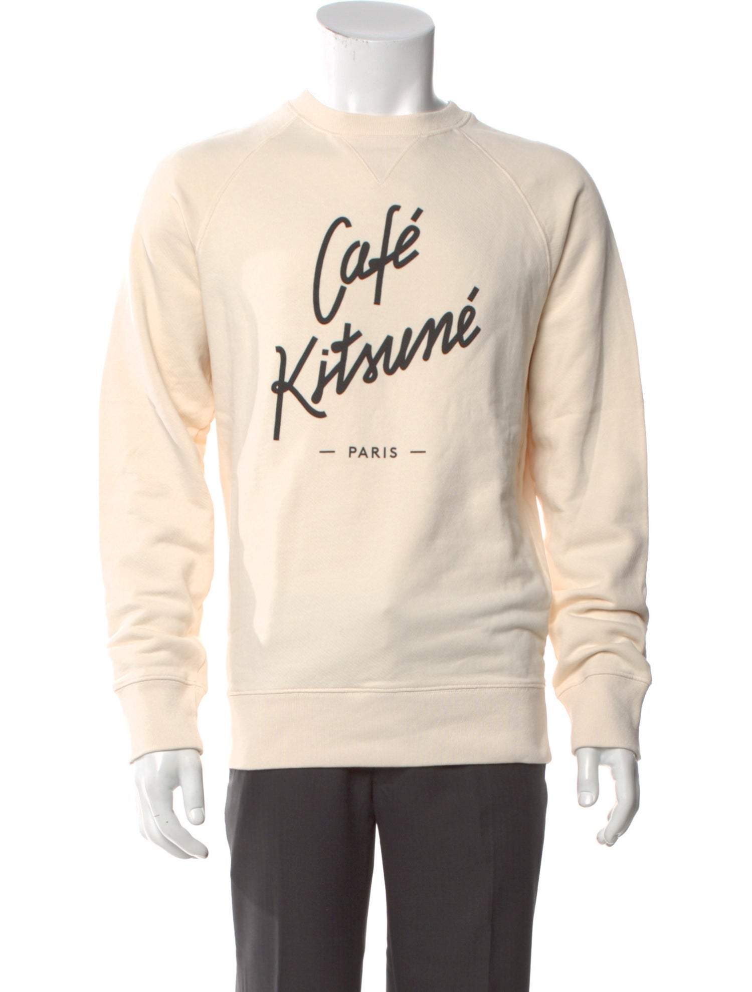 Maison Kitsuné Graphic Print Crew Neck Sweatshirt