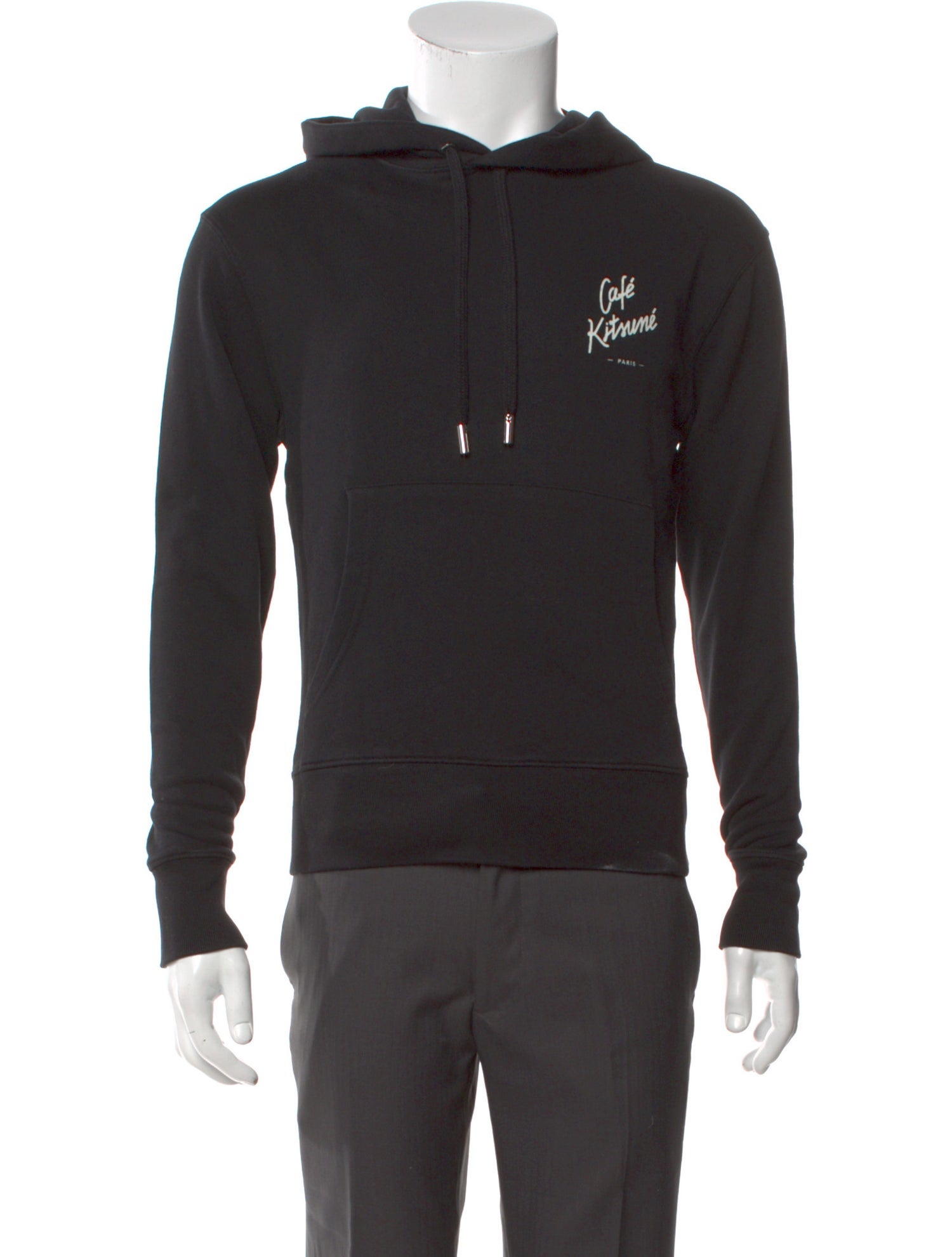 Maison Kitsuné Graphic Print Crew Neck Hoodie w/ Tags