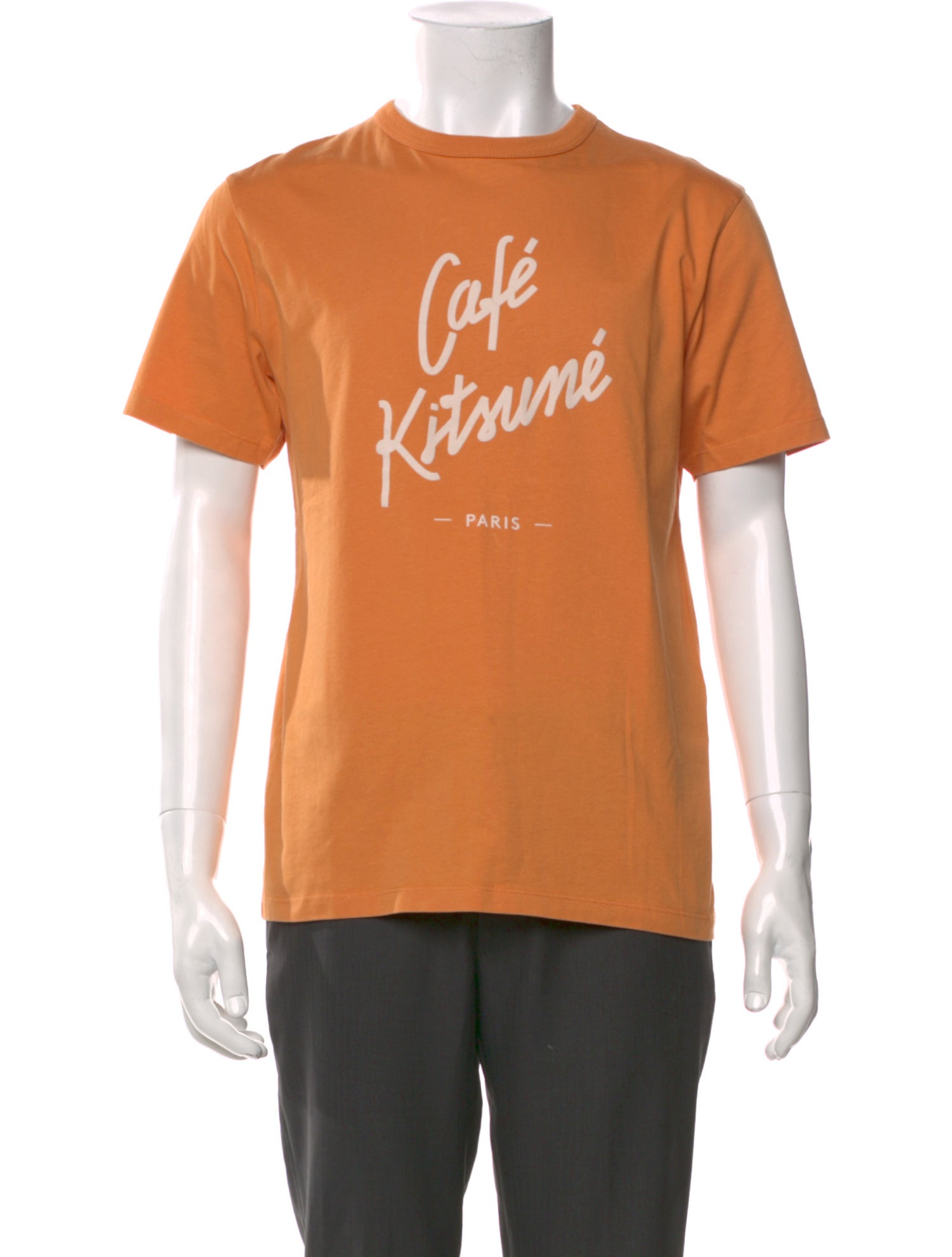 Maison Kitsuné Graphic Print Crew Neck T-Shirt w/ Tags