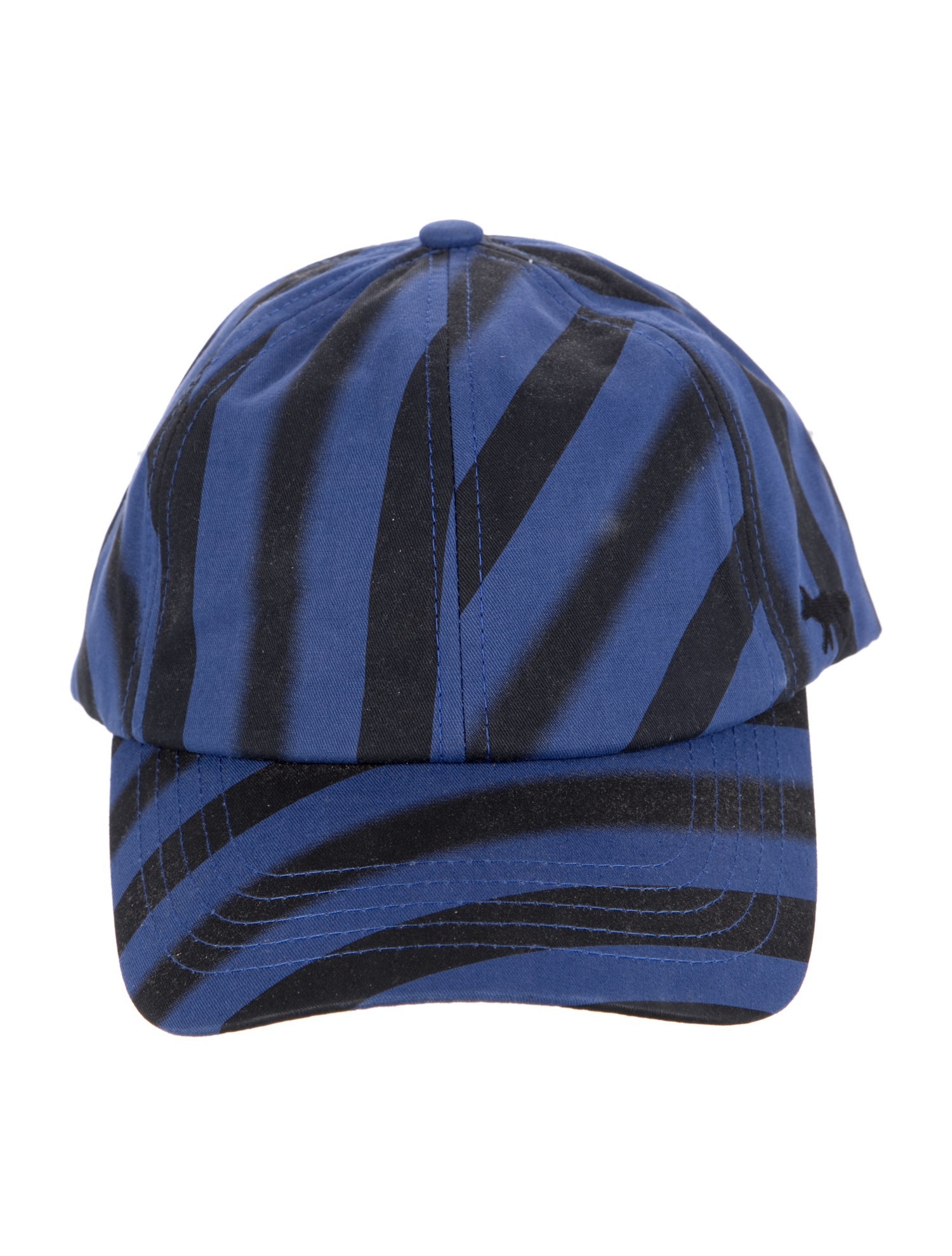 Maison Kitsuné Striped Baseball Hat w/Tags