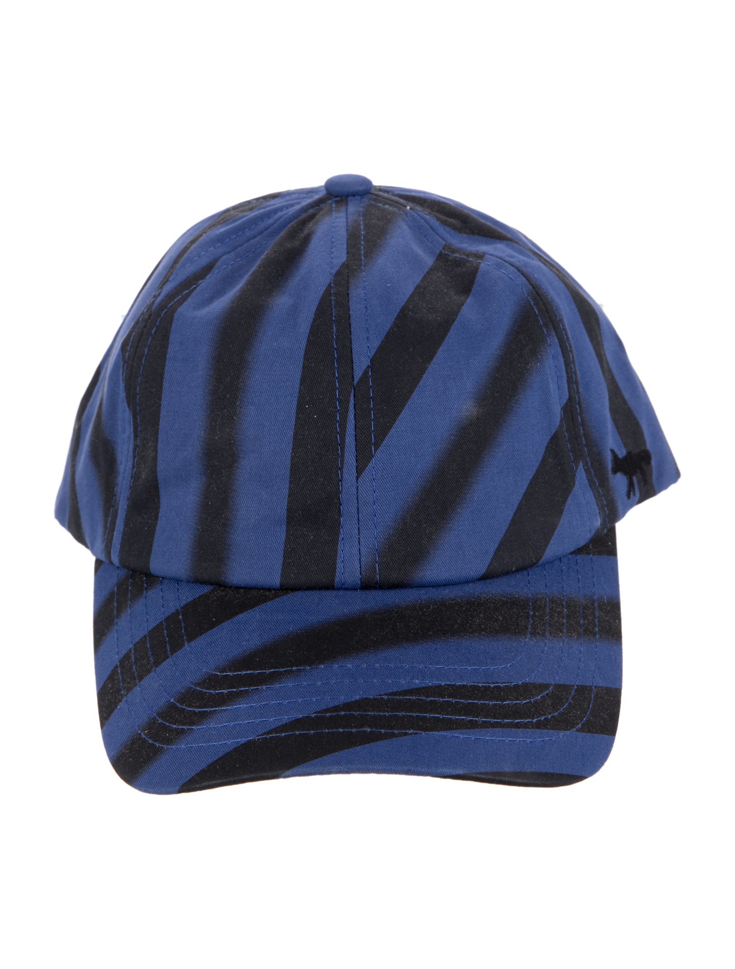 Maison Kitsuné Striped Baseball Hat w/Tags