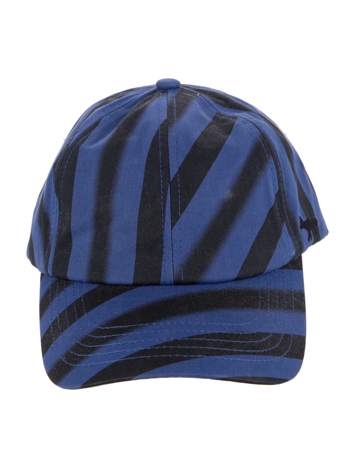Maison Kitsuné Striped Baseball Hat w/Tags