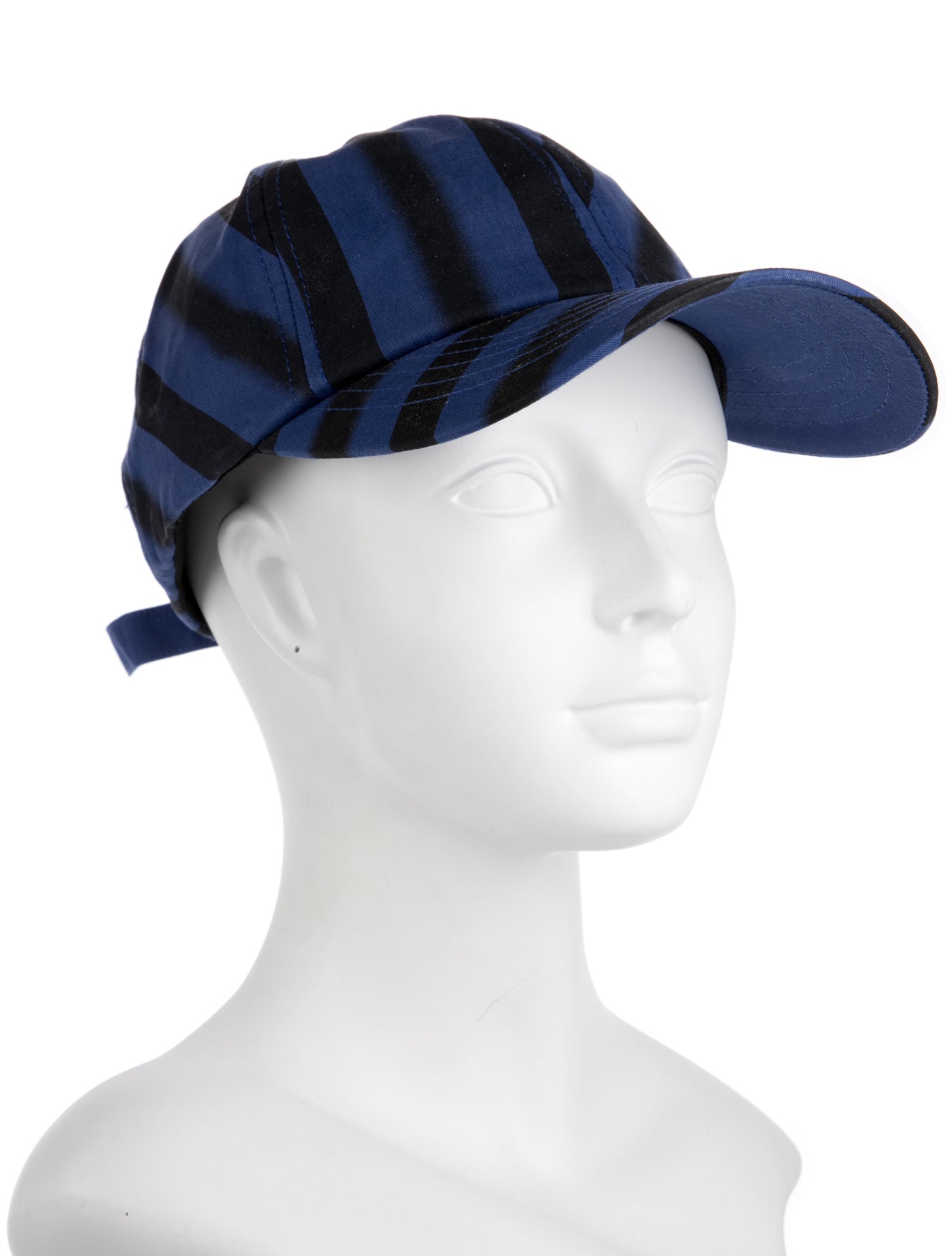 Maison Kitsuné Striped Baseball Hat w/Tags