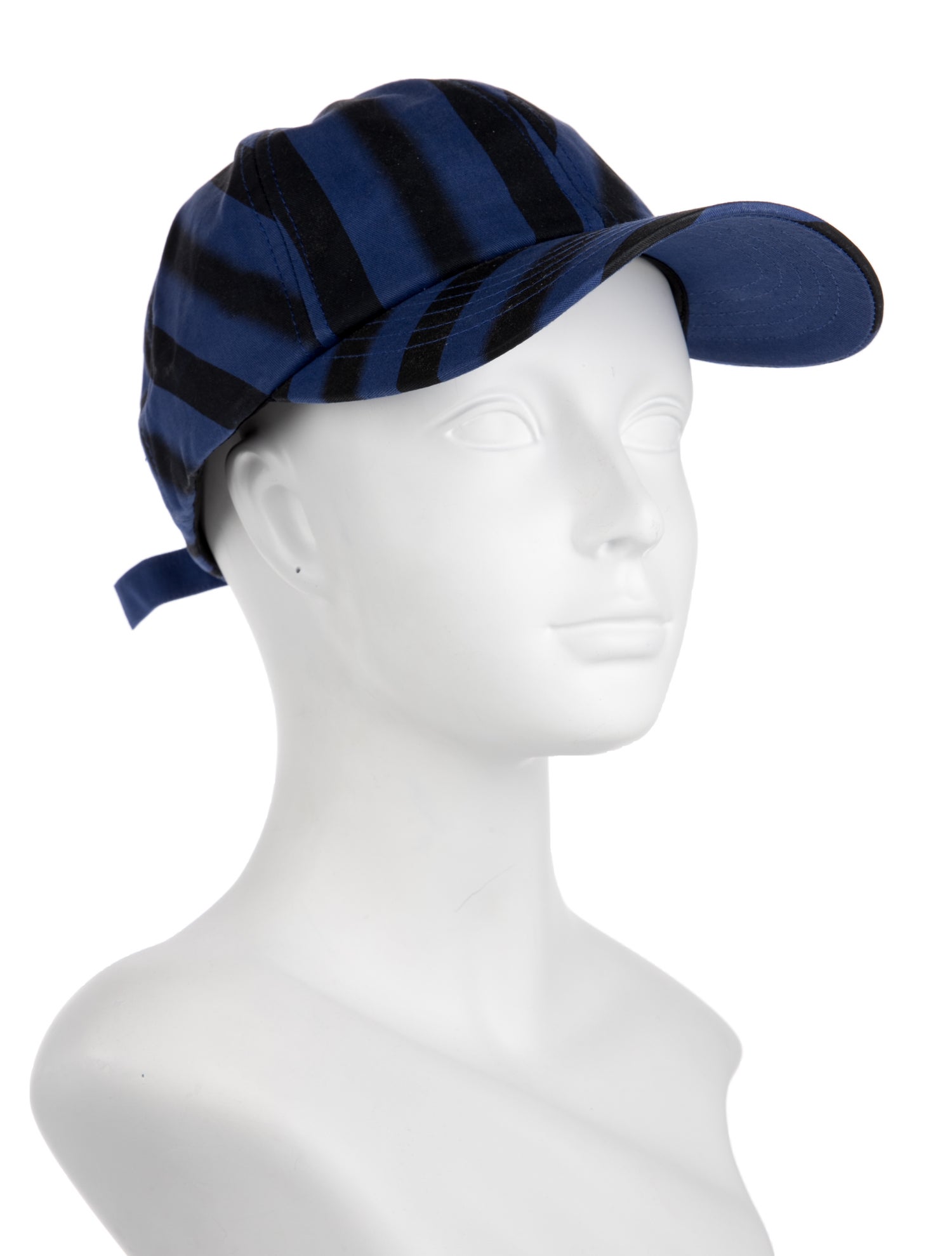 Maison Kitsuné Striped Baseball Hat