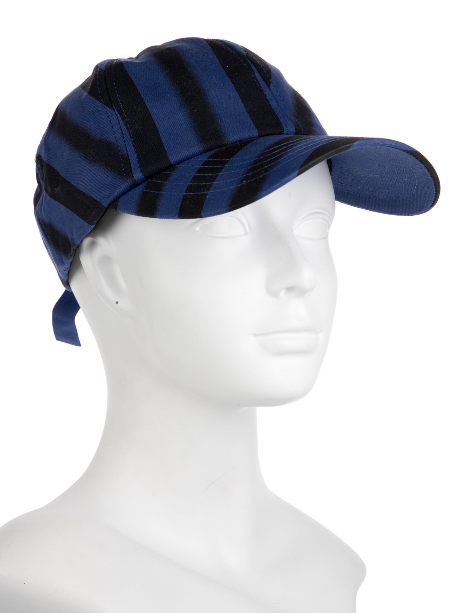 Maison Kitsuné Striped Baseball Hat