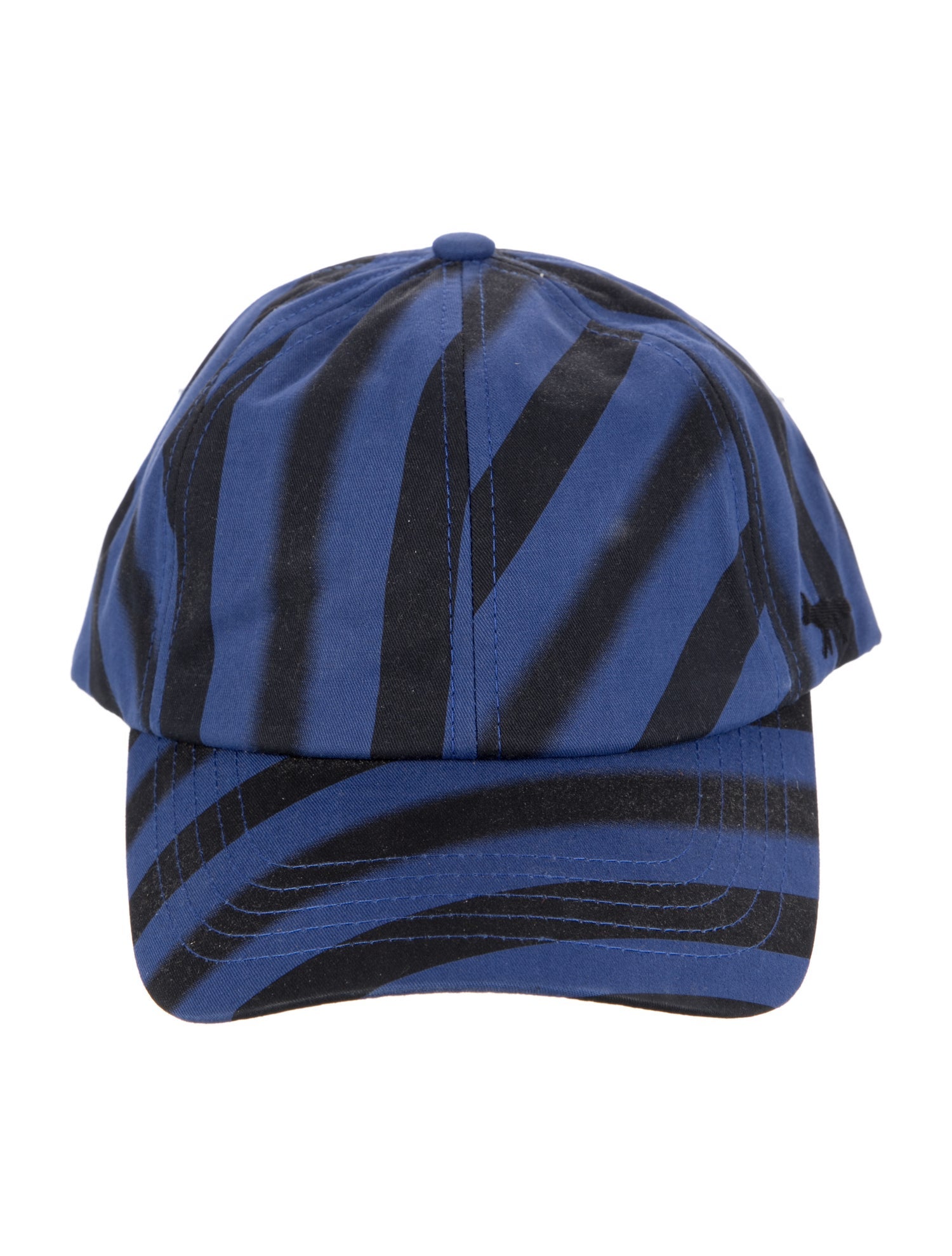 Maison Kitsuné Striped Baseball Hat