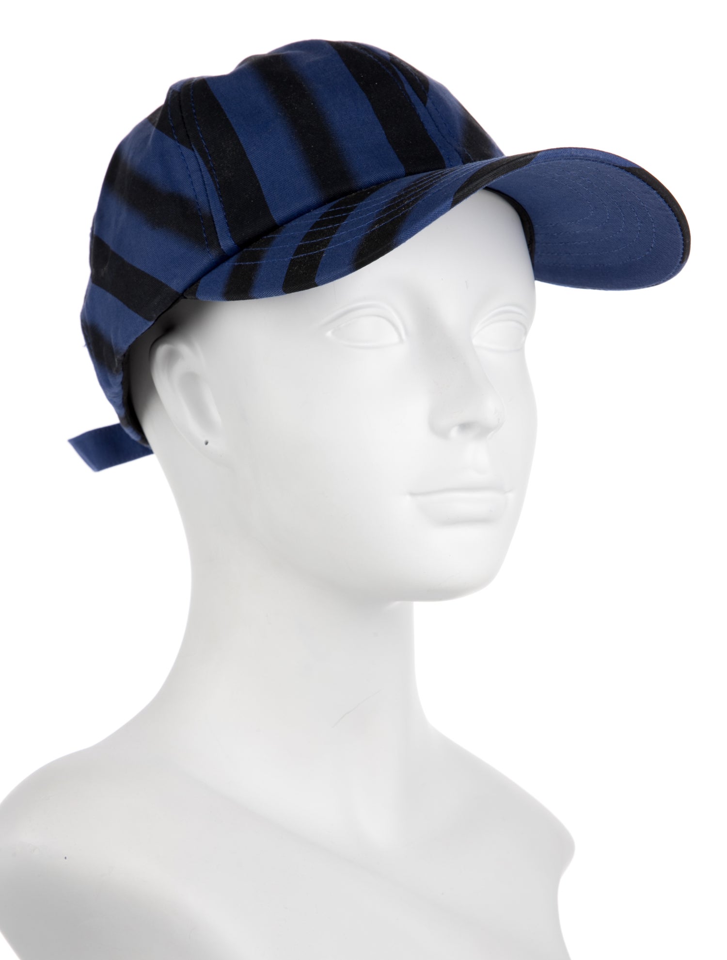 Maison Kitsuné Striped Baseball Hat