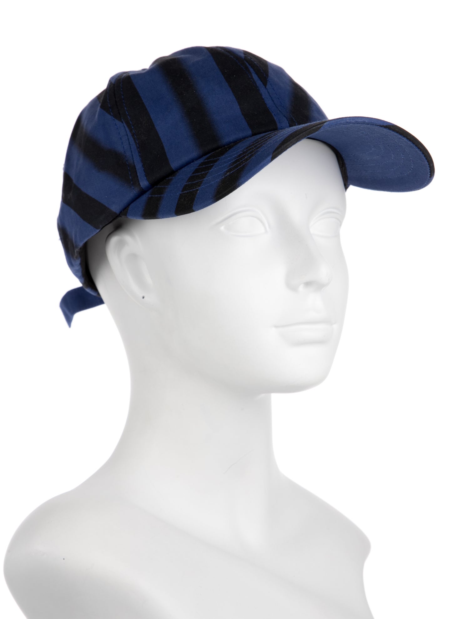 Maison Kitsuné Striped Baseball Hat