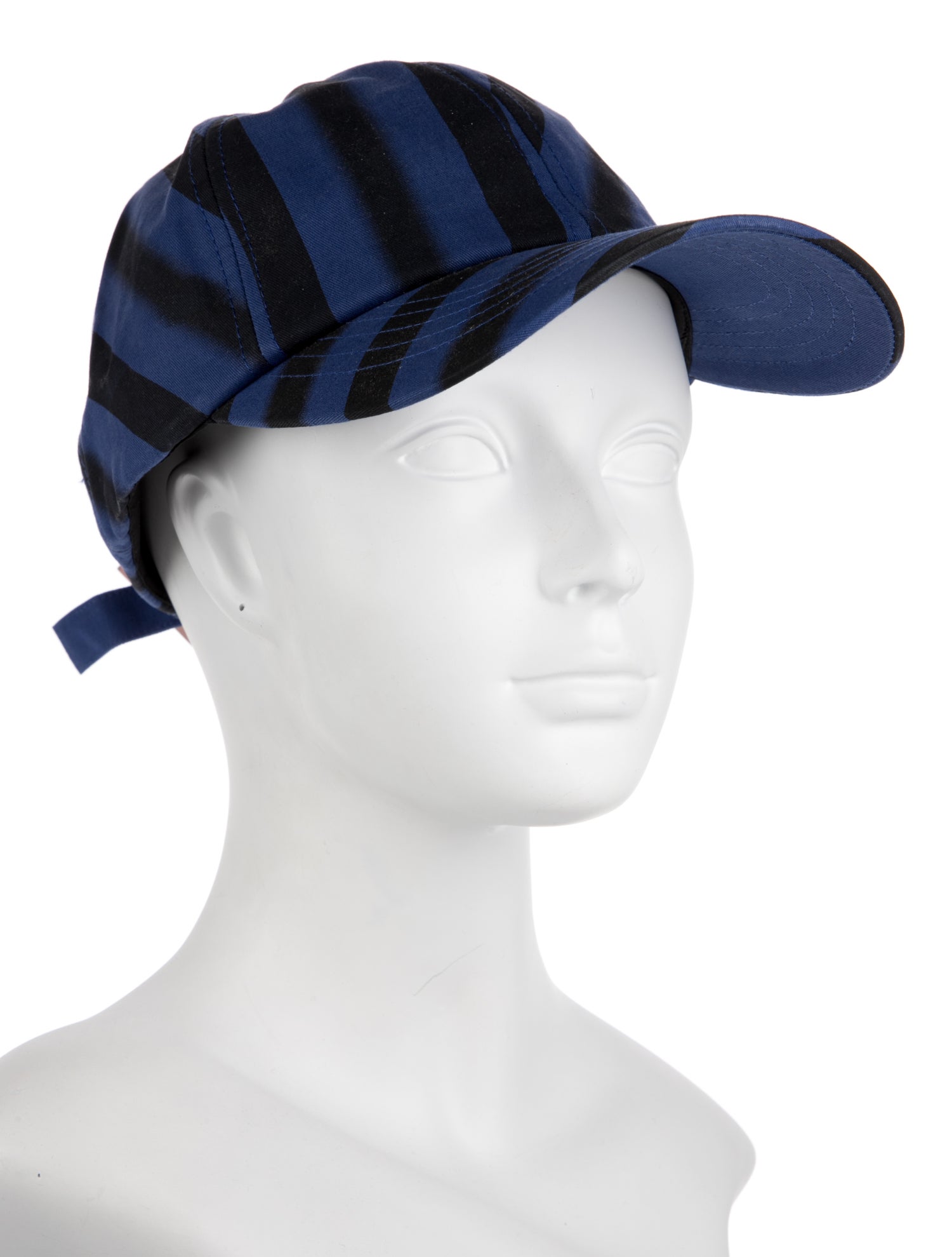 Maison Kitsuné Striped Baseball Hat
