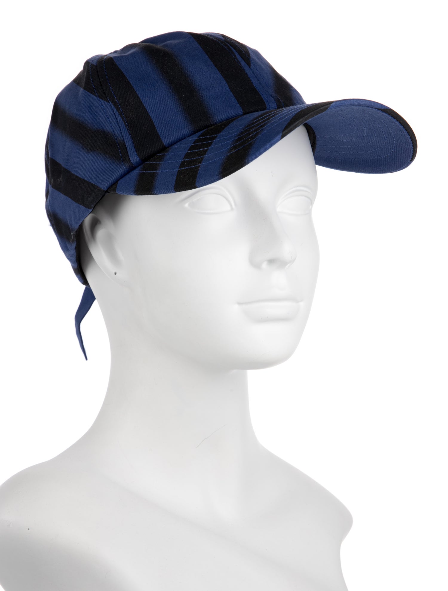 Maison Kitsuné Striped Baseball Hat