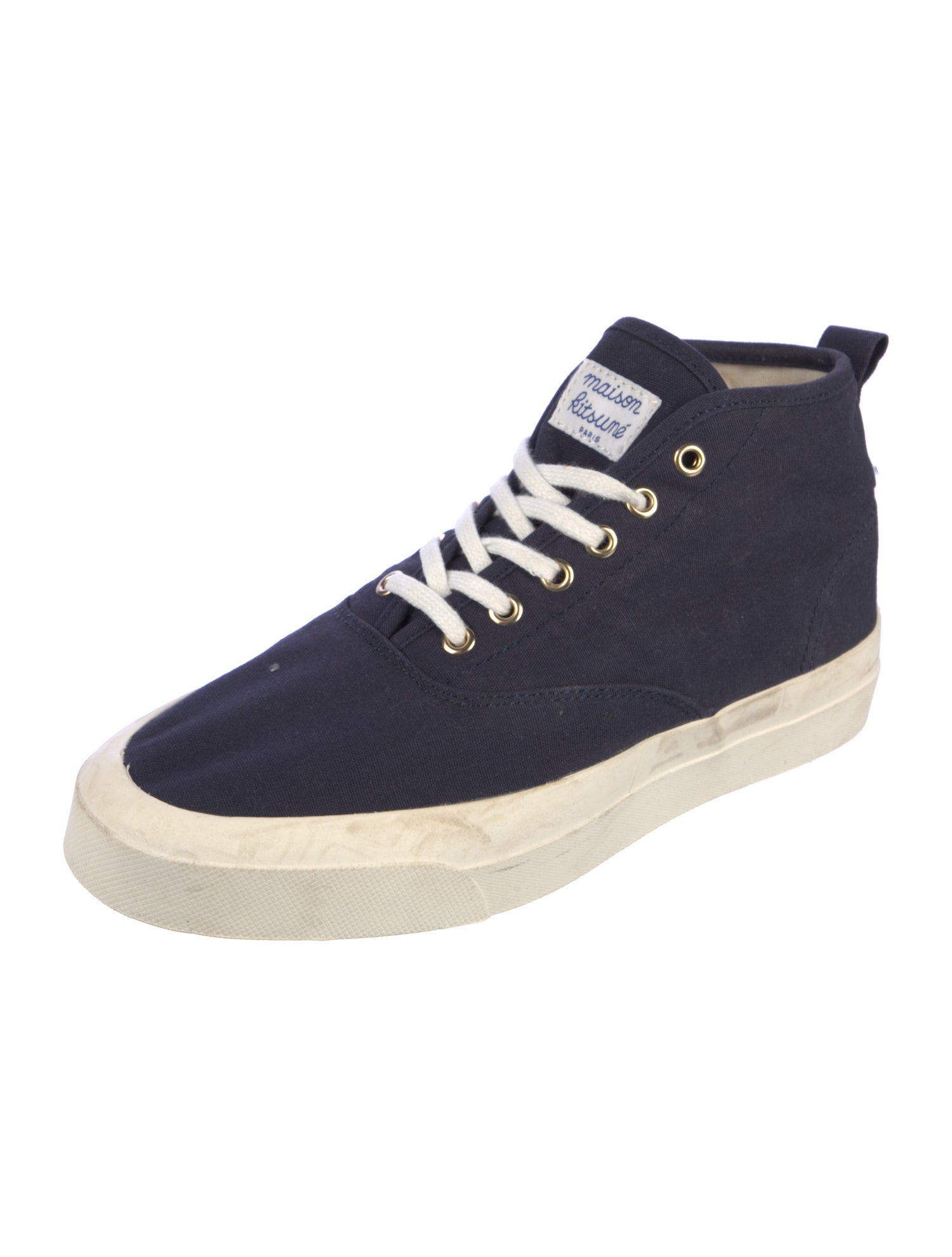 Maison Kitsuné Canvas Sneakers