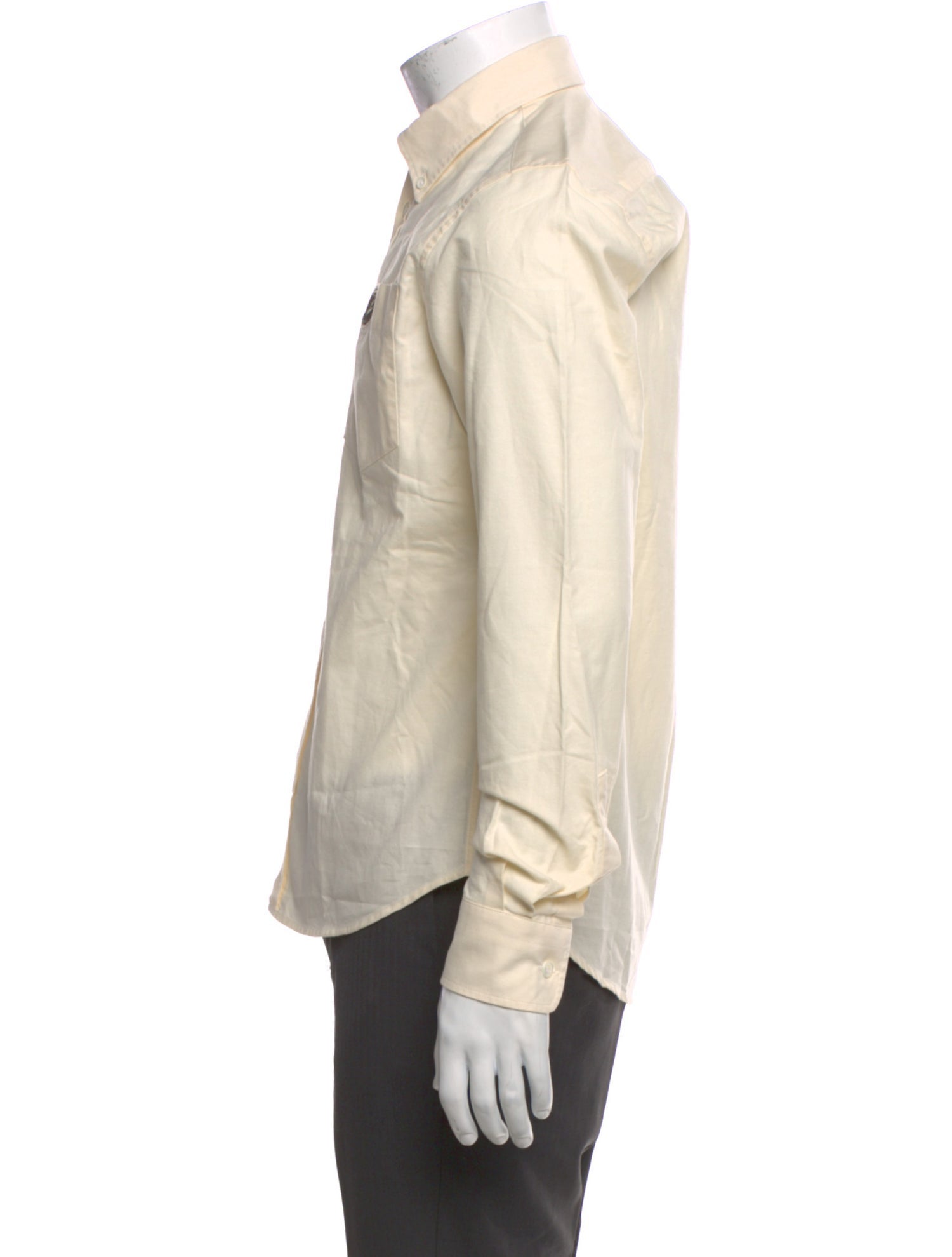 Maison Kitsuné Graphic Print Long Sleeve Shirt w/ Tags