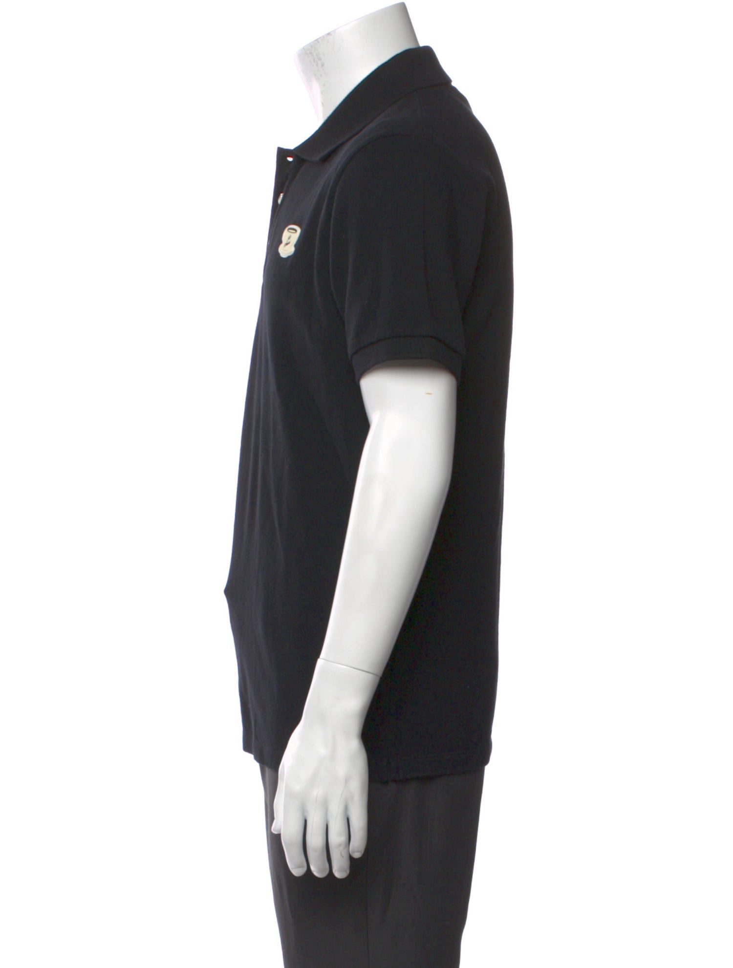 Maison Kitsuné Collar Short Sleeve Polo Shirt w/ Tags