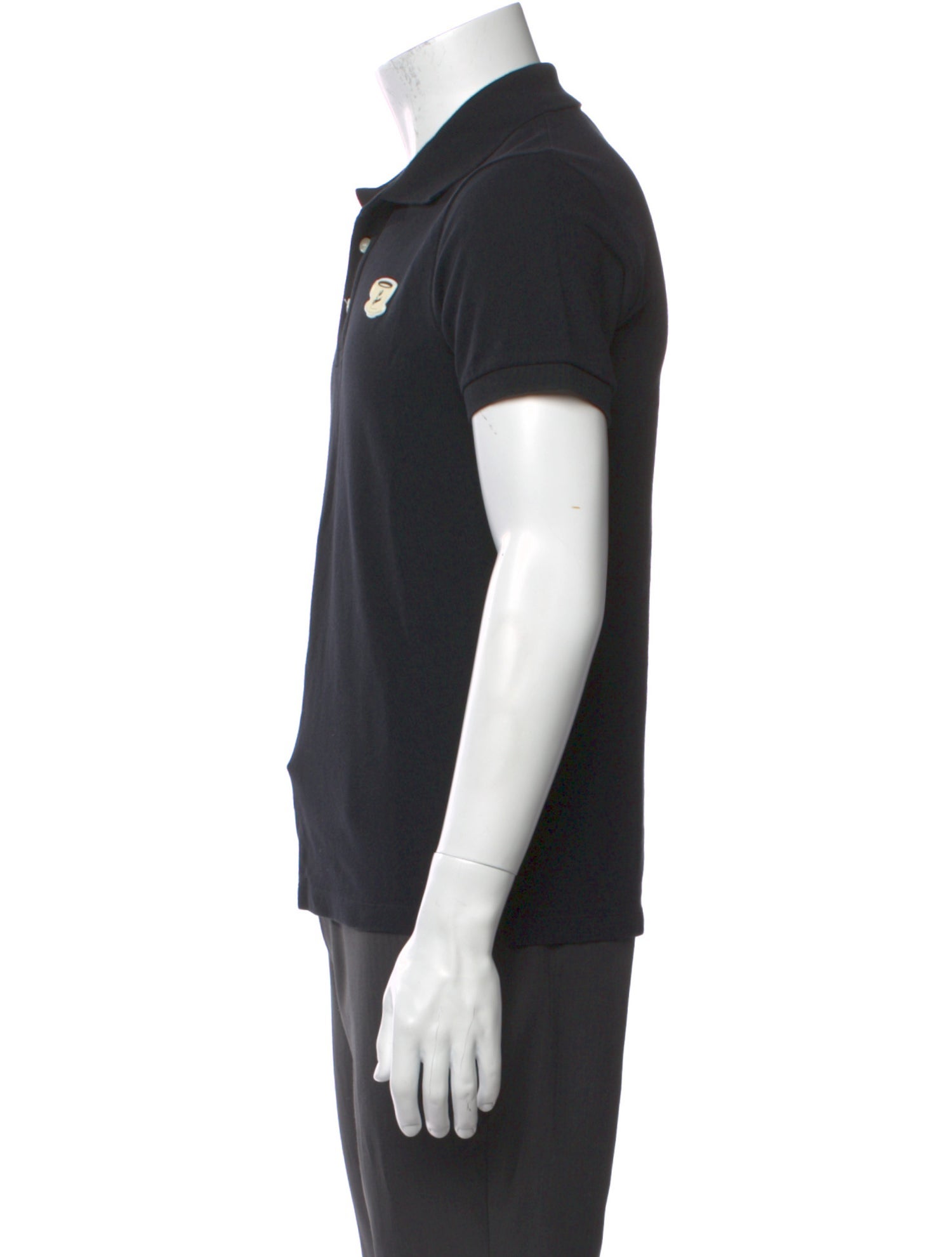 Maison Kitsuné Collar Short Sleeve Polo Shirt