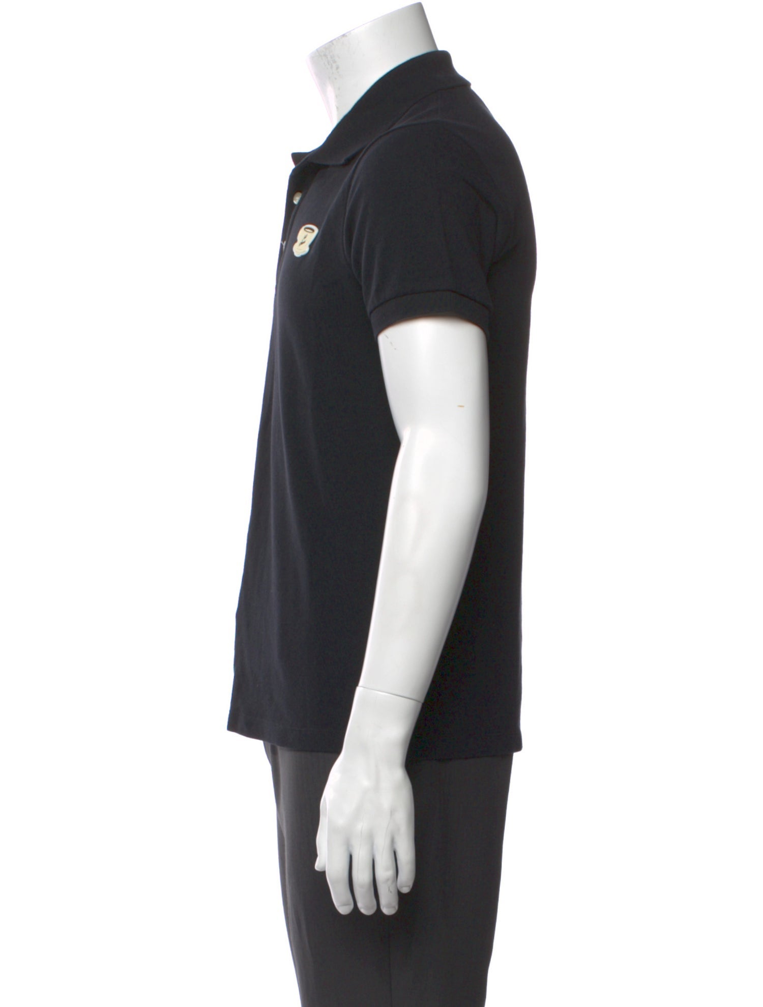 Maison Kitsuné Collar Short Sleeve Polo Shirt w/ Tags